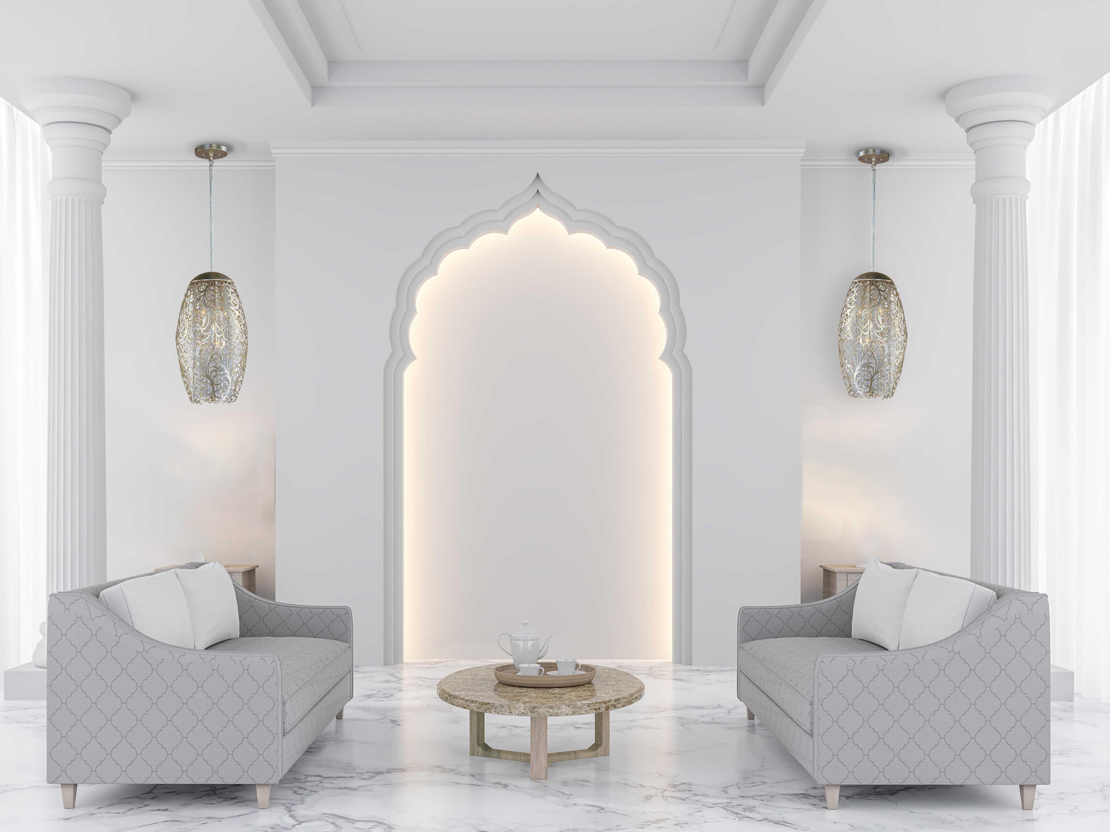 Maxim Lighting Arabesque 6-Light Golden Silver Crystal Glass Bell Pendant