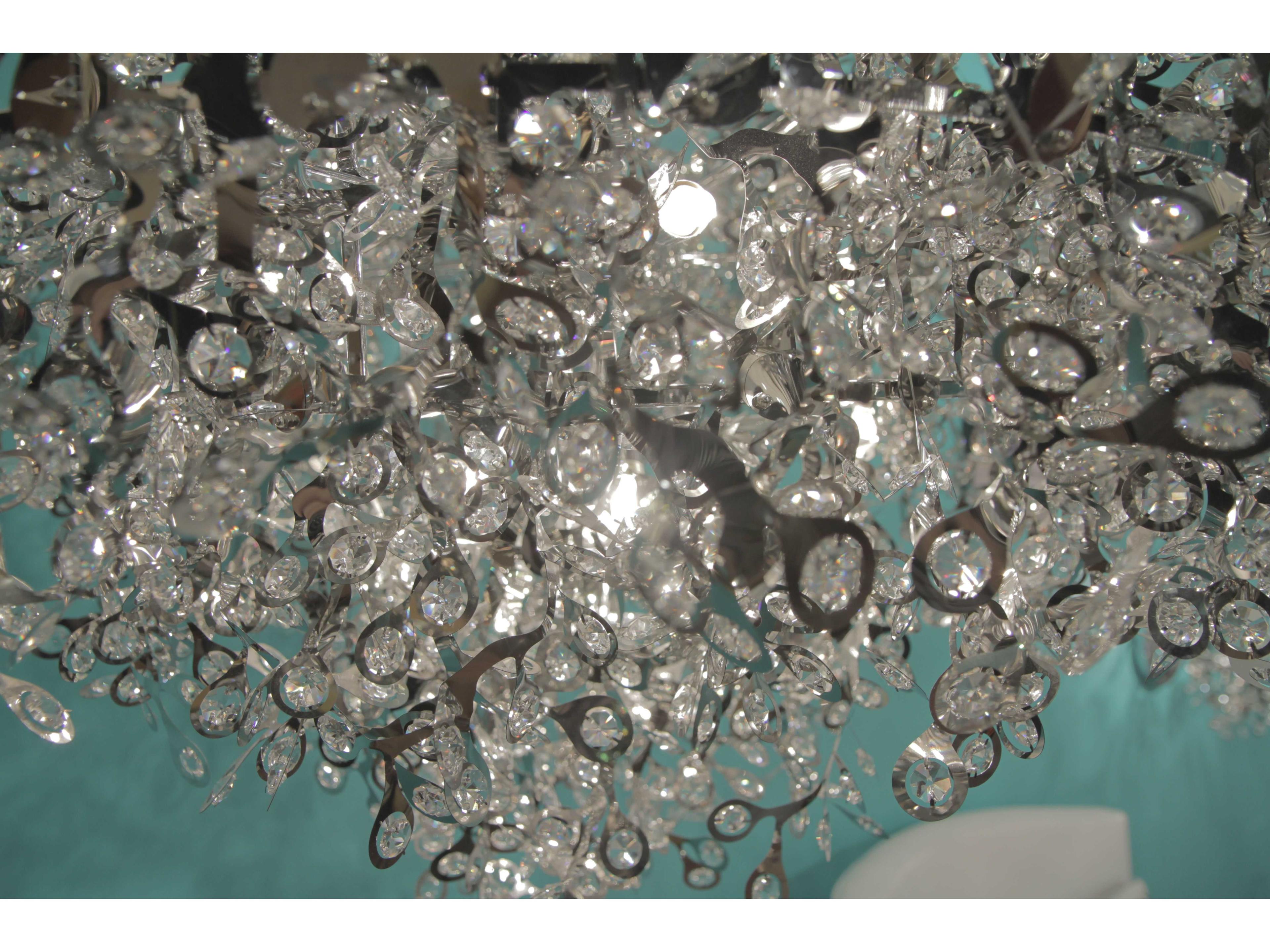 Maxim Lighting Comet 1-Light Polished Chrome Crystal Glass Pendant