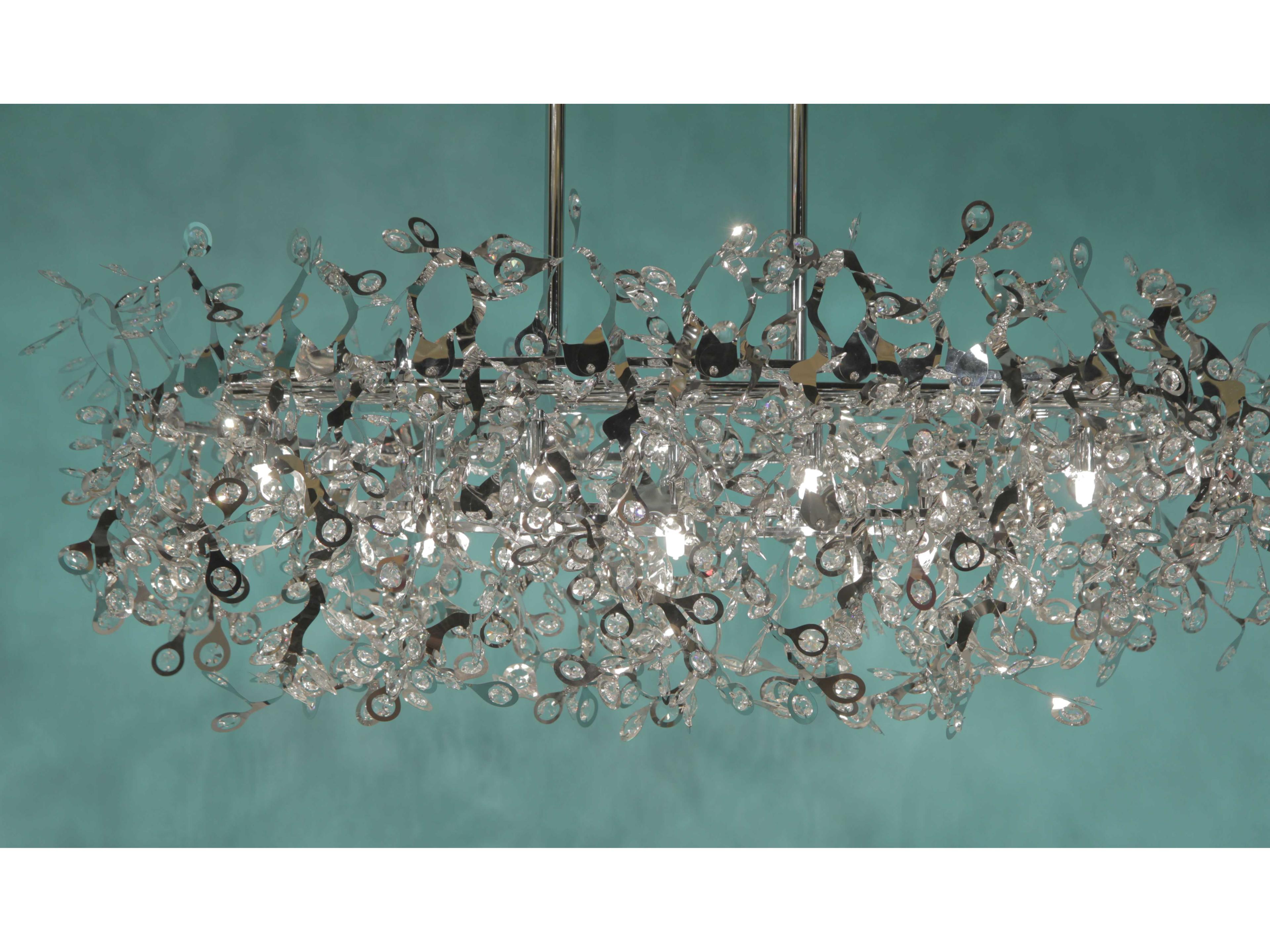 Maxim Lighting Comet 7-Light Polished Chrome Crystal Glass Island Pendant