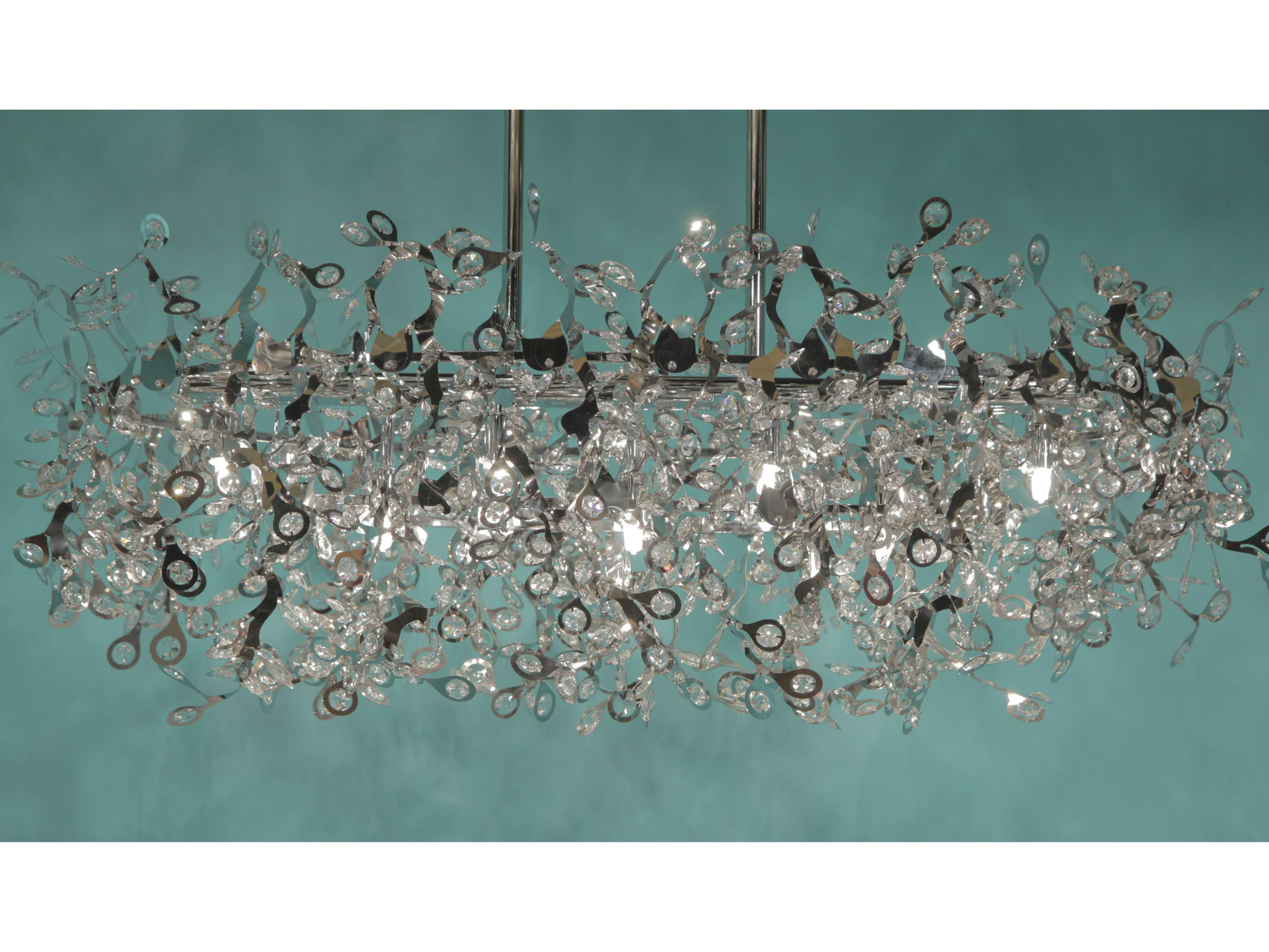 Maxim Lighting Comet 7-Light Polished Chrome Crystal Glass Island Pendant