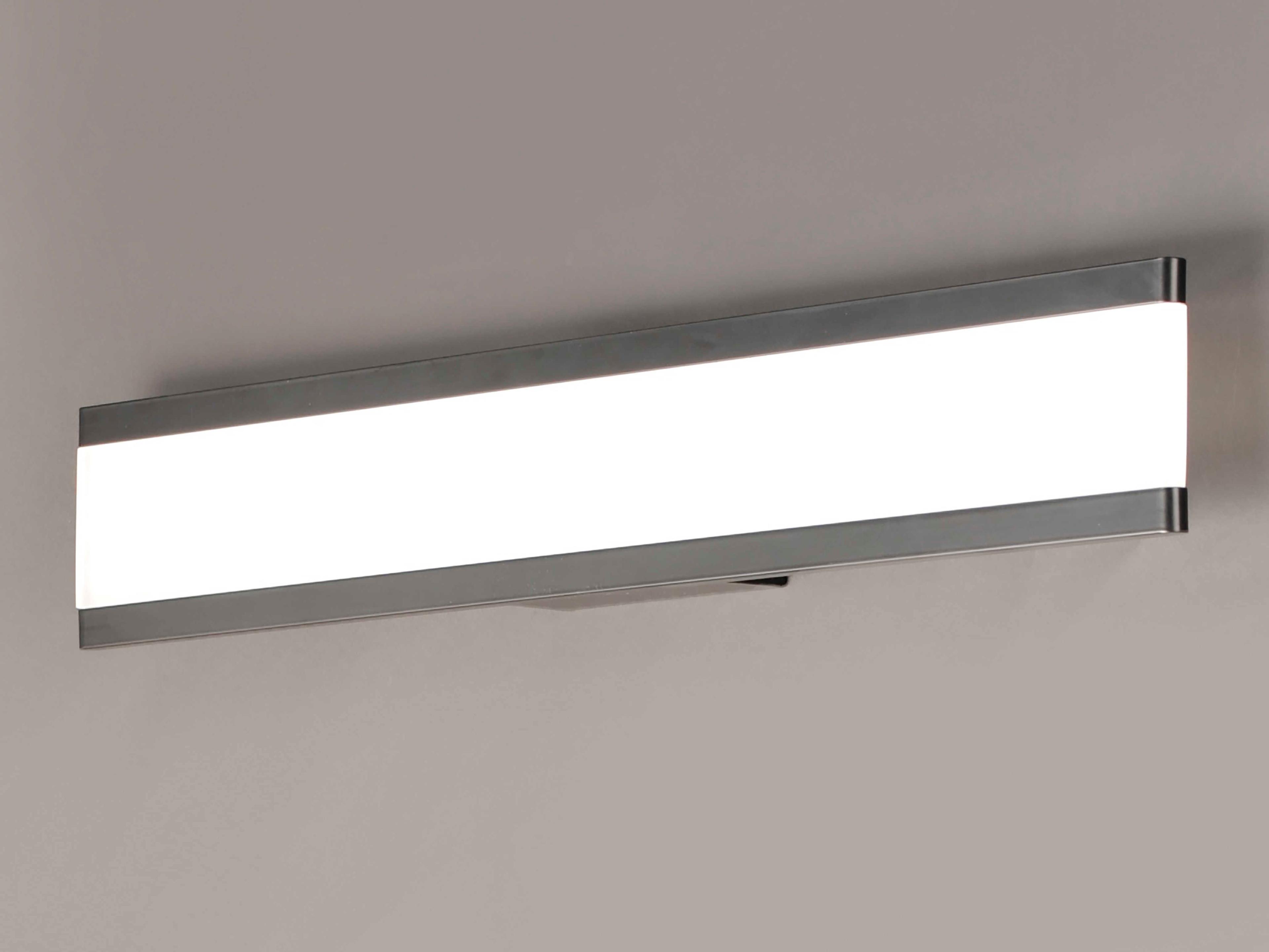 Maxim Lighting Visor 2-Light Black LED Vanity Light