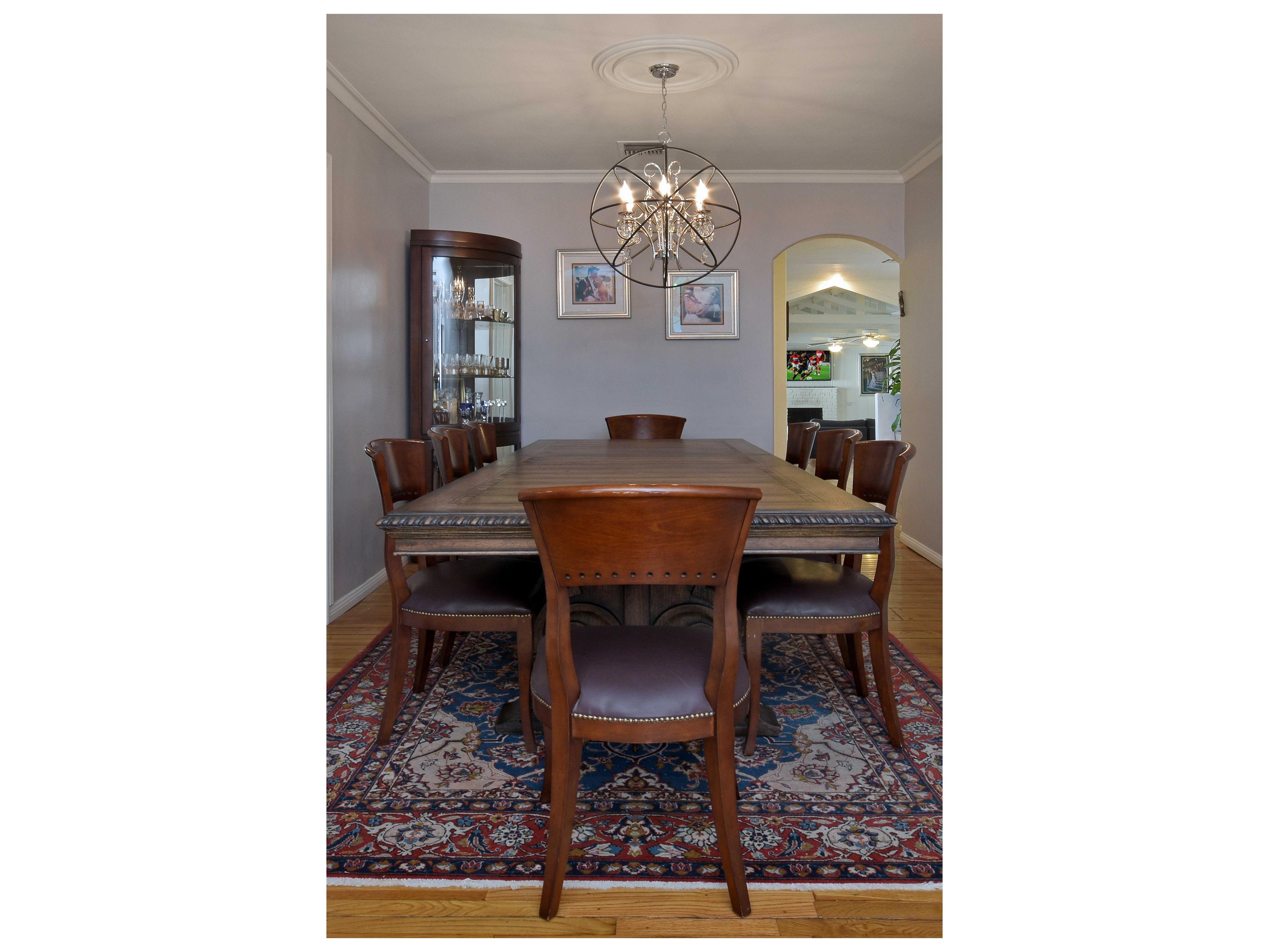 Maxim Lighting Orbit 6-Light Anthracite And Polished Nickel Bronze Crystal Glass Candelabra Globe Chandelier