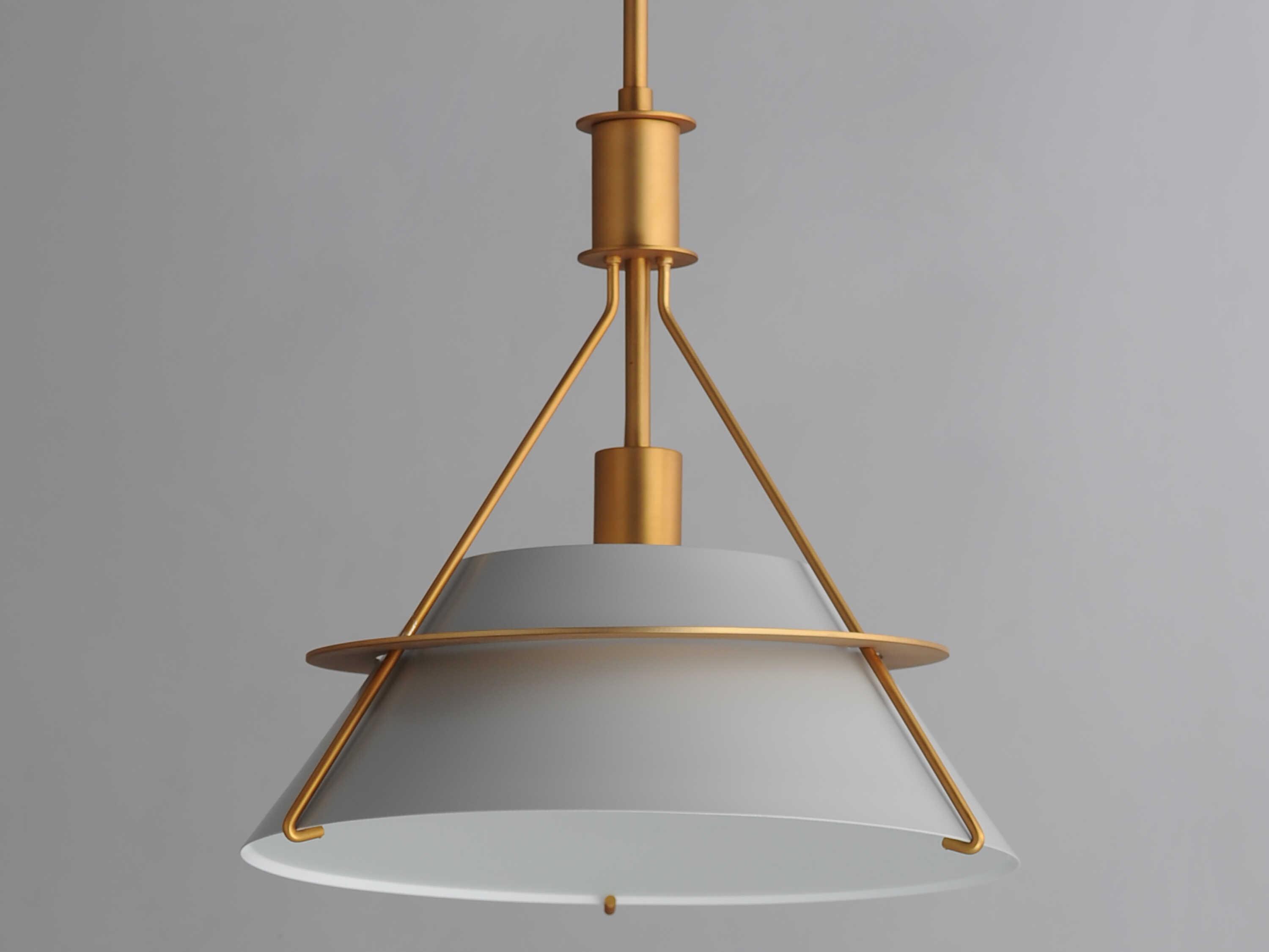 Maxim Lighting Lucas 1-Light Natural Aged Brass Pendant