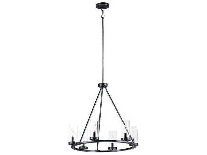 Maxim Lighting Sentinel 6-Light Black Chandelier