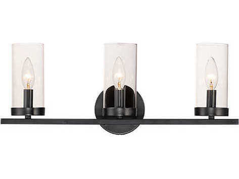 Maxim Lighting Sentinel 3-Light Black Vanity Light