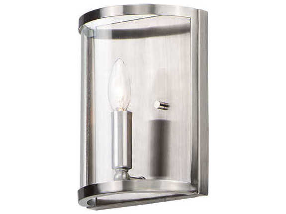 Maxim Lighting Sentinel 1-Light Satin Nickel Wall Sconce