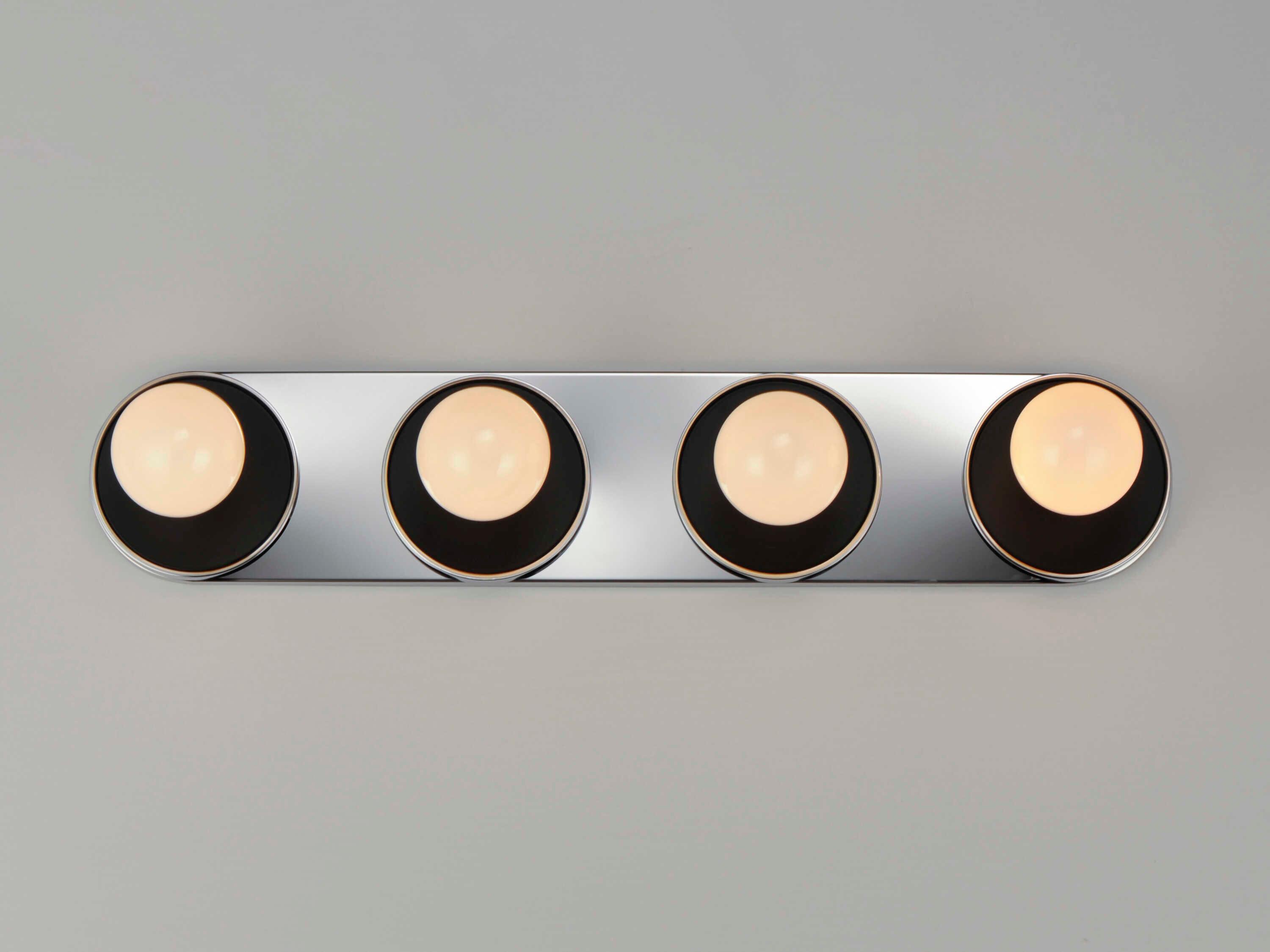 Maxim Lighting Hollywood 4-Light Polished Chrome Vanity Light