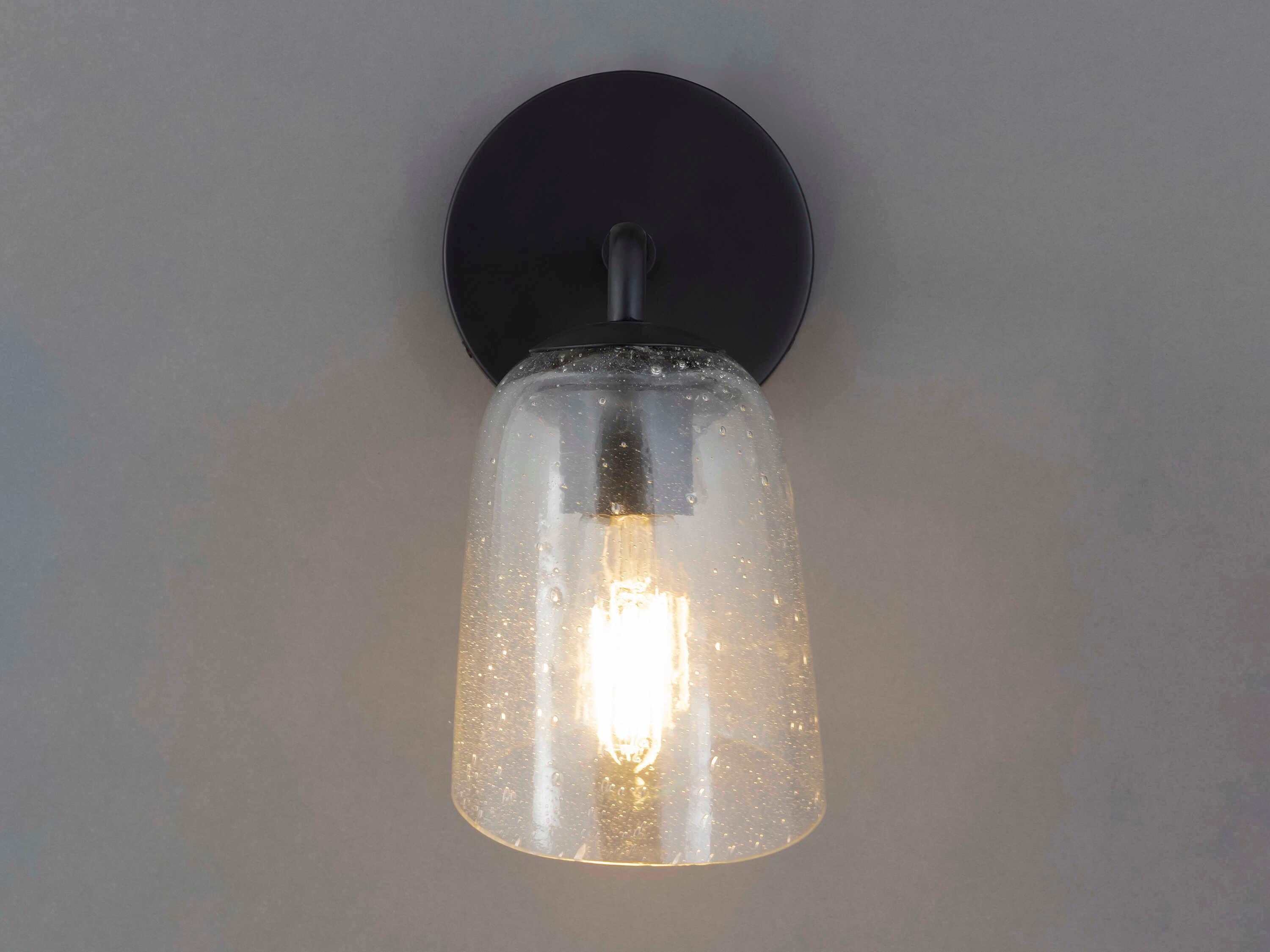 Maxim Lighting Keppe 1-Light Dark Bronze Wall Sconce