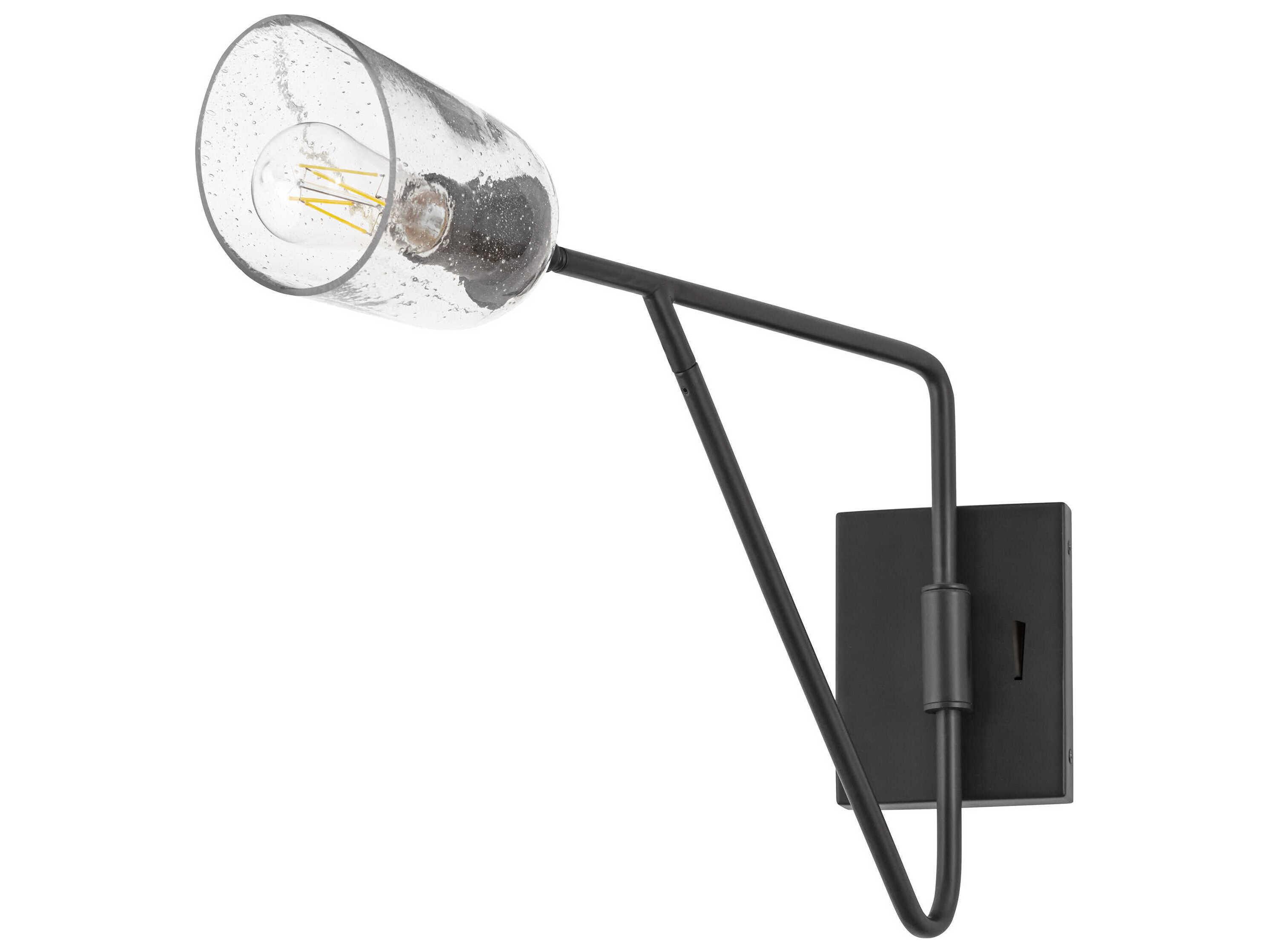 Maxim Lighting Keppe 1-Light Dark Bronze Swing Wall Sconce