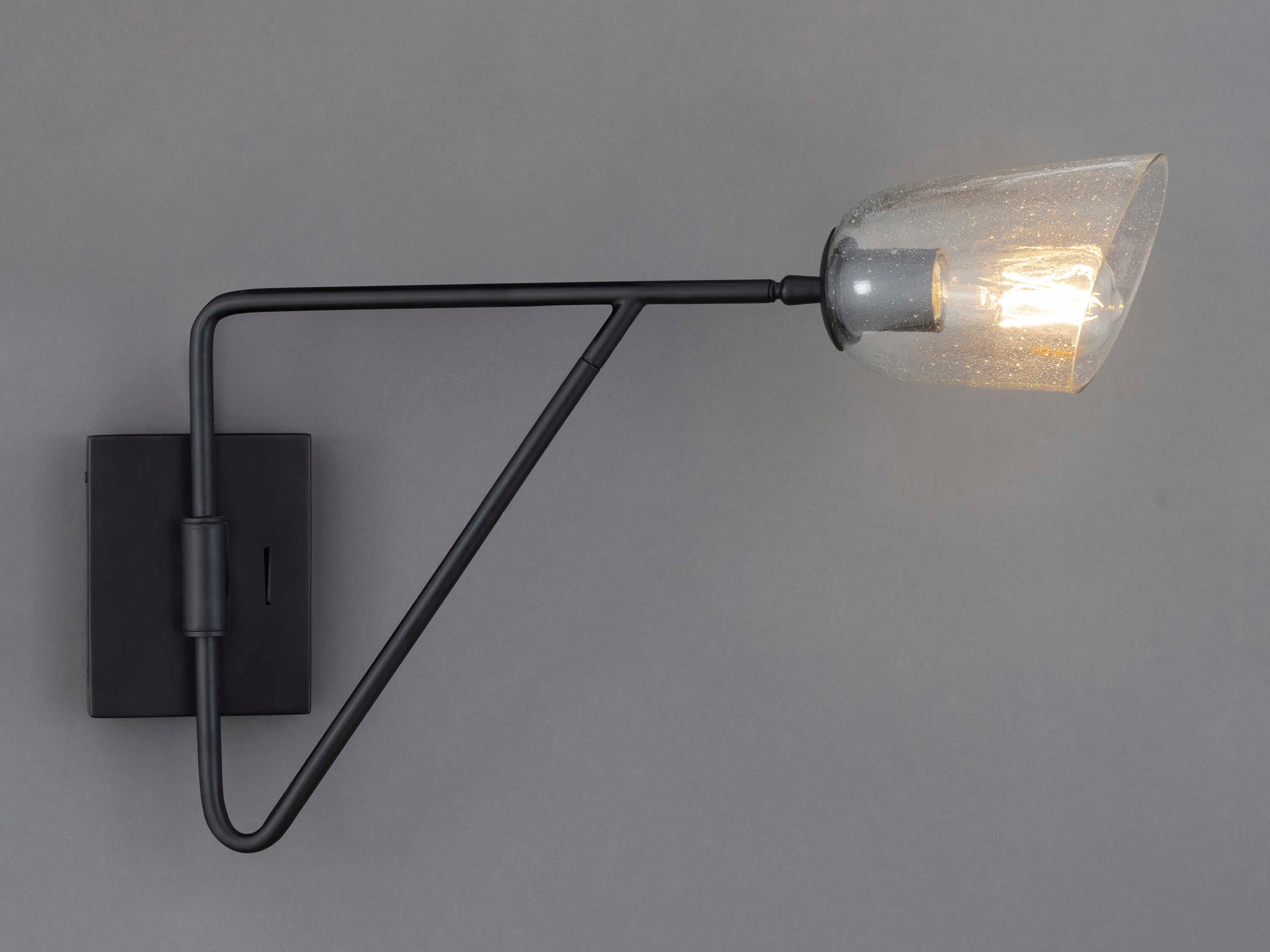 Maxim Lighting Keppe 1-Light Dark Bronze Swing Wall Sconce