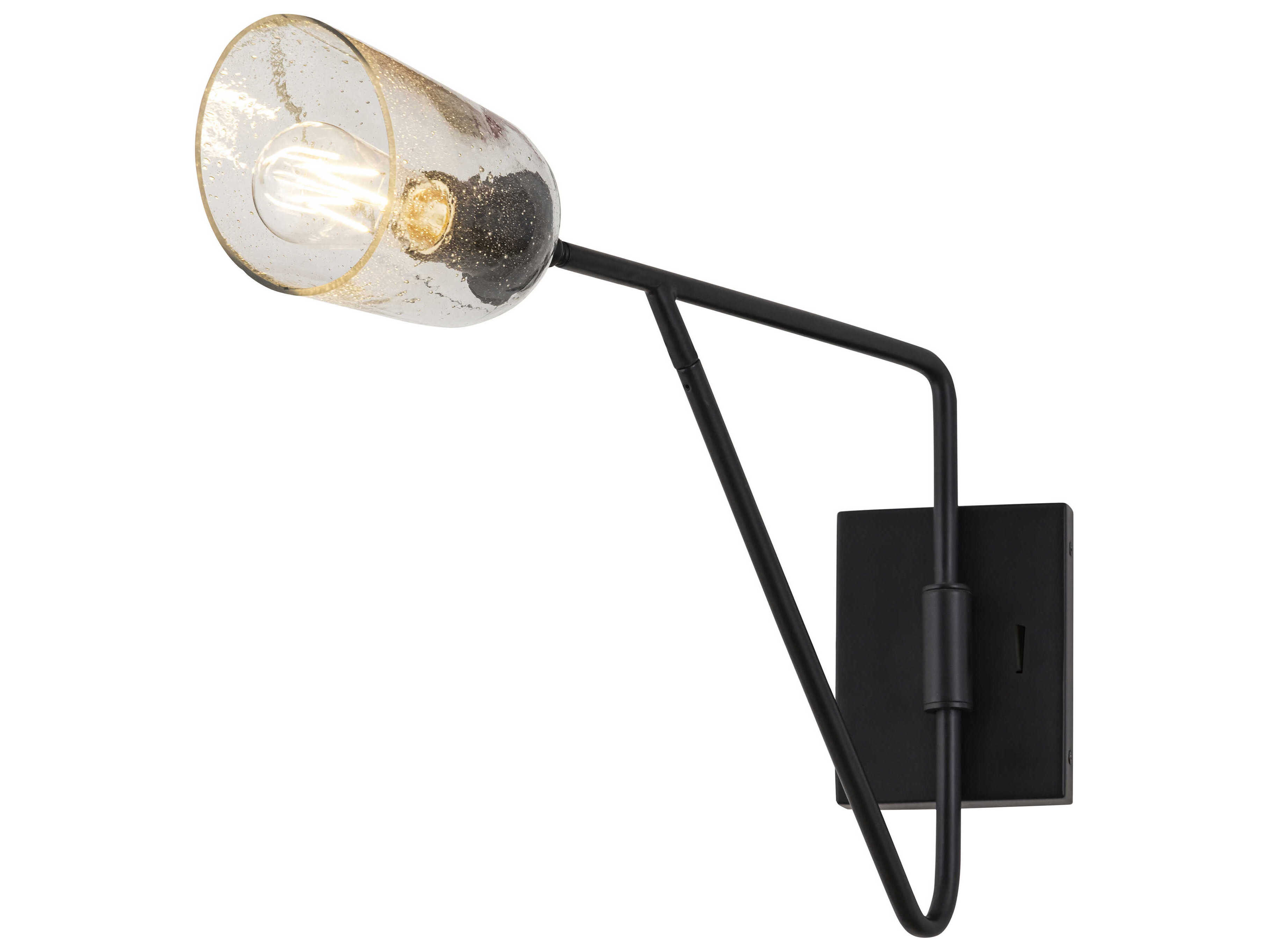 Maxim Lighting Keppe 1-Light Dark Bronze Swing Wall Sconce