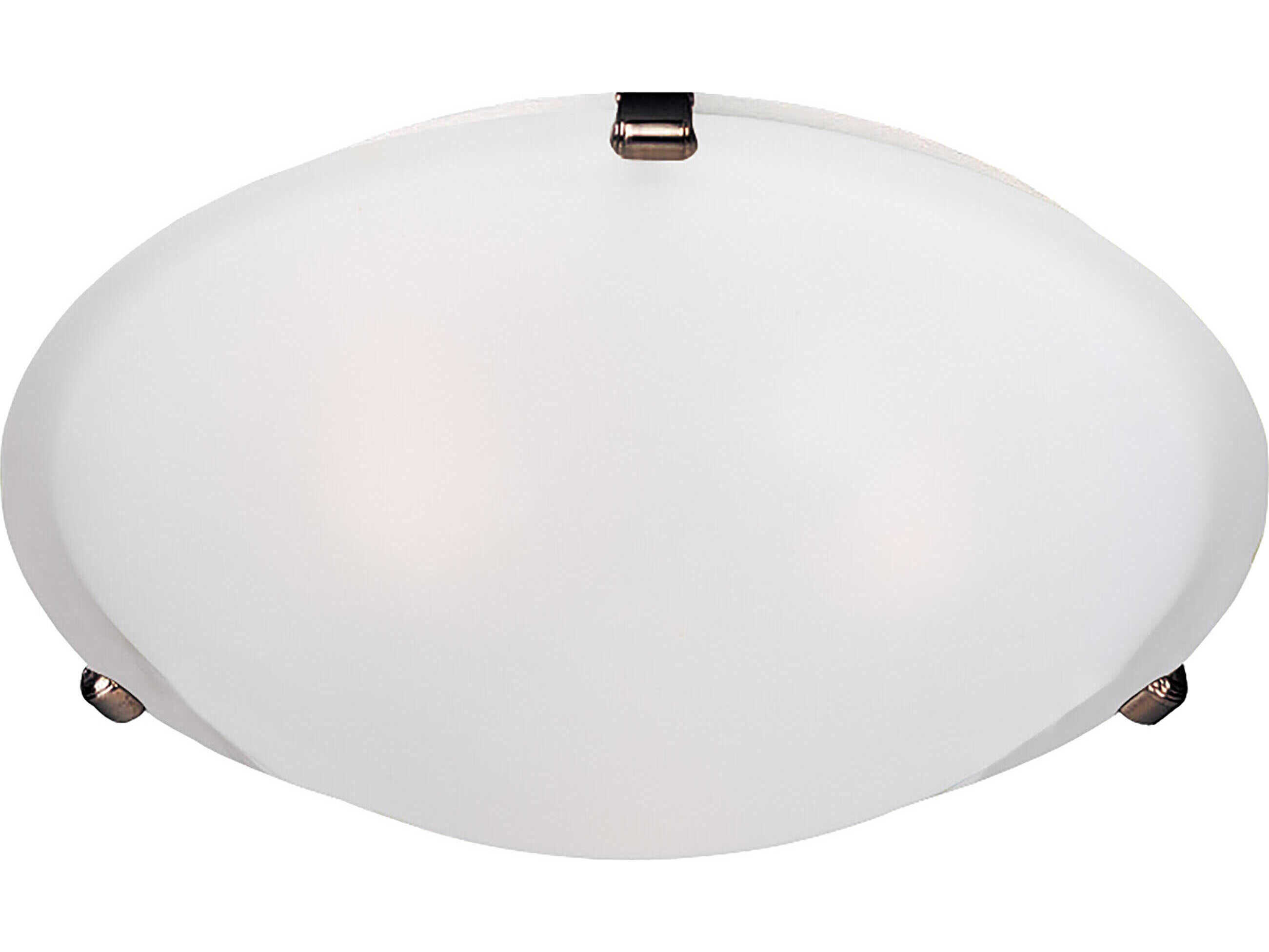 Maxim Lighting Malaga 3-Light Oil Rubbed Bronze Glass Bowl Flush Mount