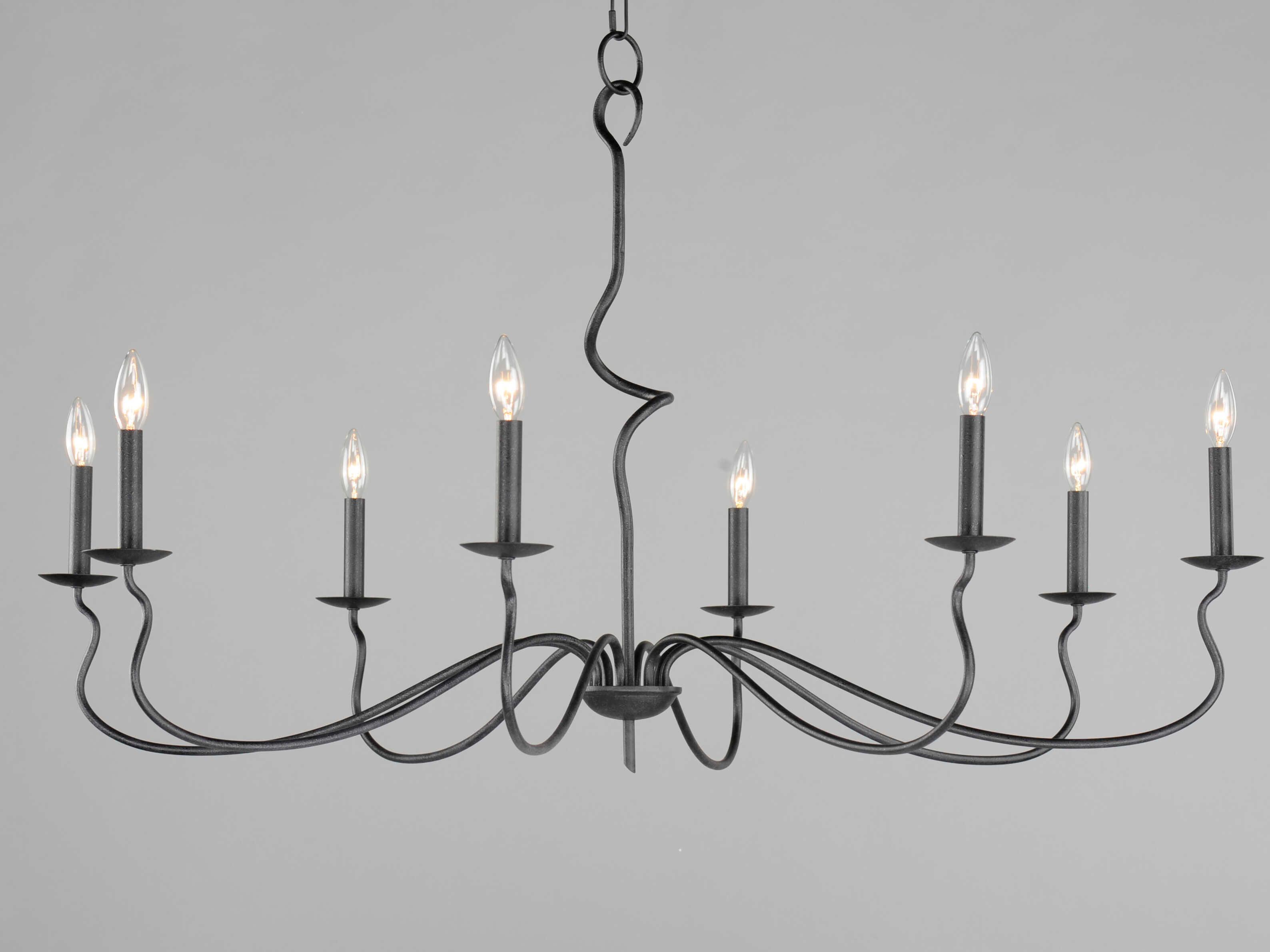 Maxim Lighting Padrona 8-Light Black Oxide Candelabra Chandelier