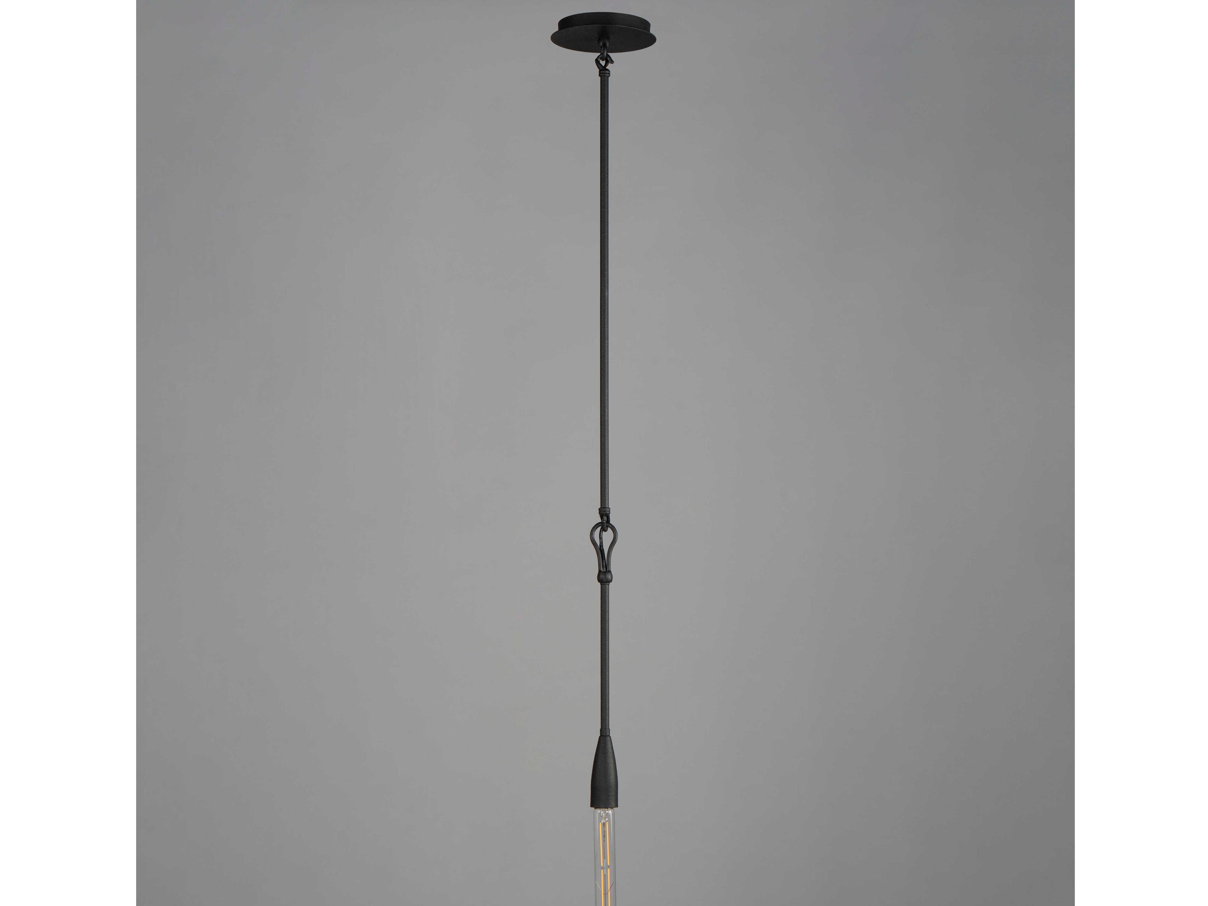 Maxim Lighting Pioneer 1-Light Anthracite Black Linear Mini Pendant