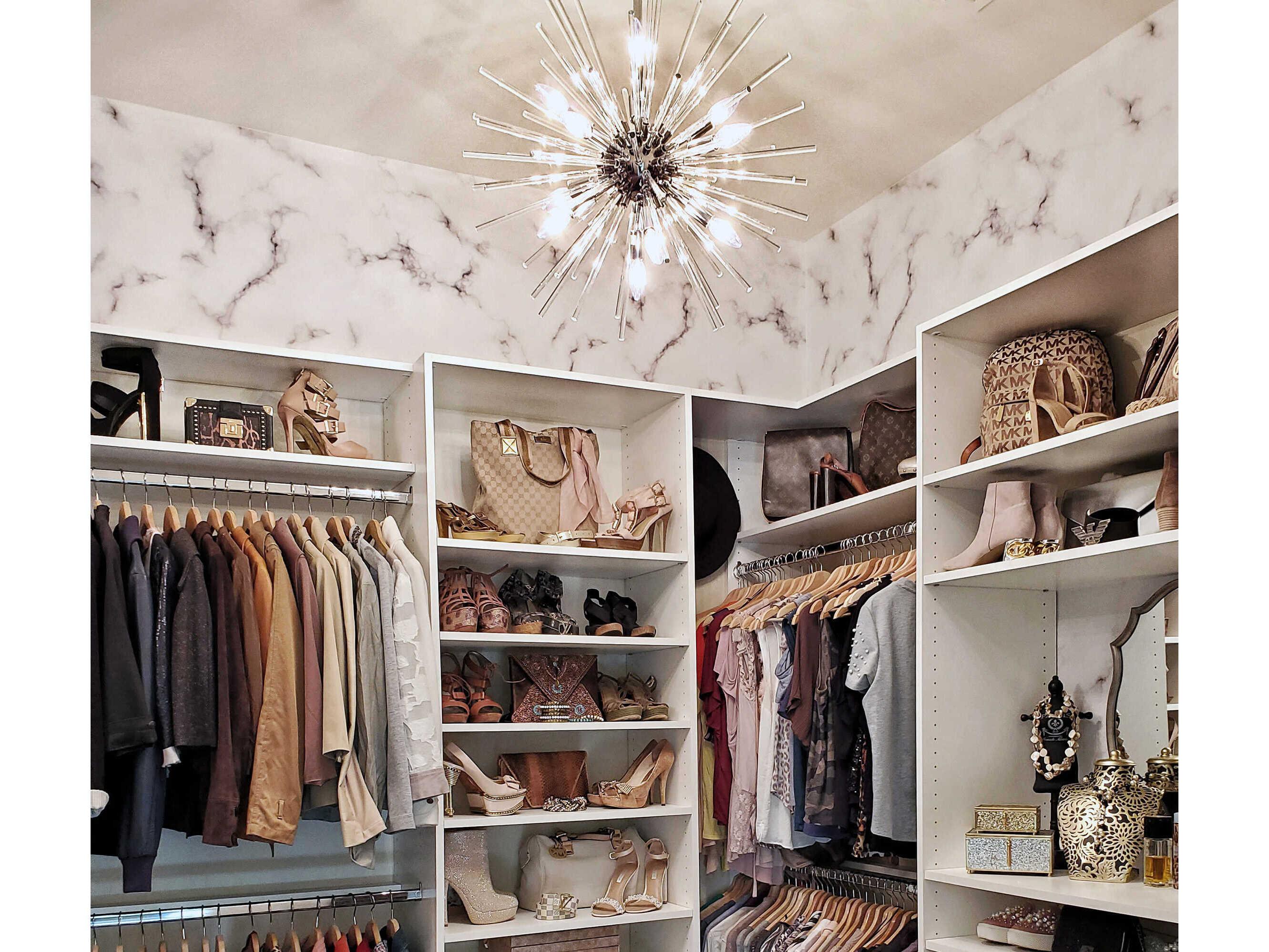 Maxim Lighting Polaris 16-Light Polished Chrome Copper Glass Sputnik Pendant