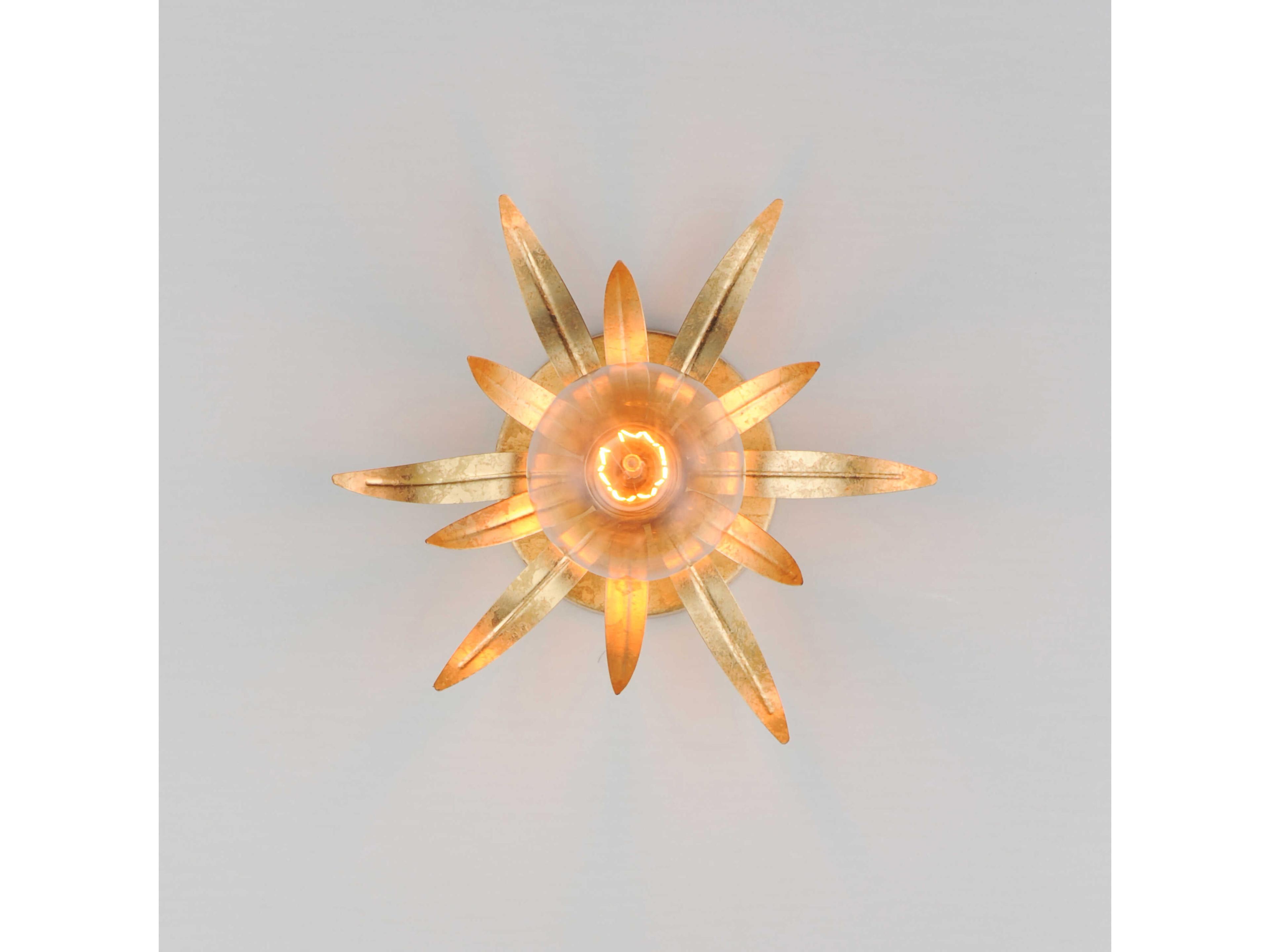 Maxim Lighting Paloma 1-Light Gold Leaf Wall Sconce