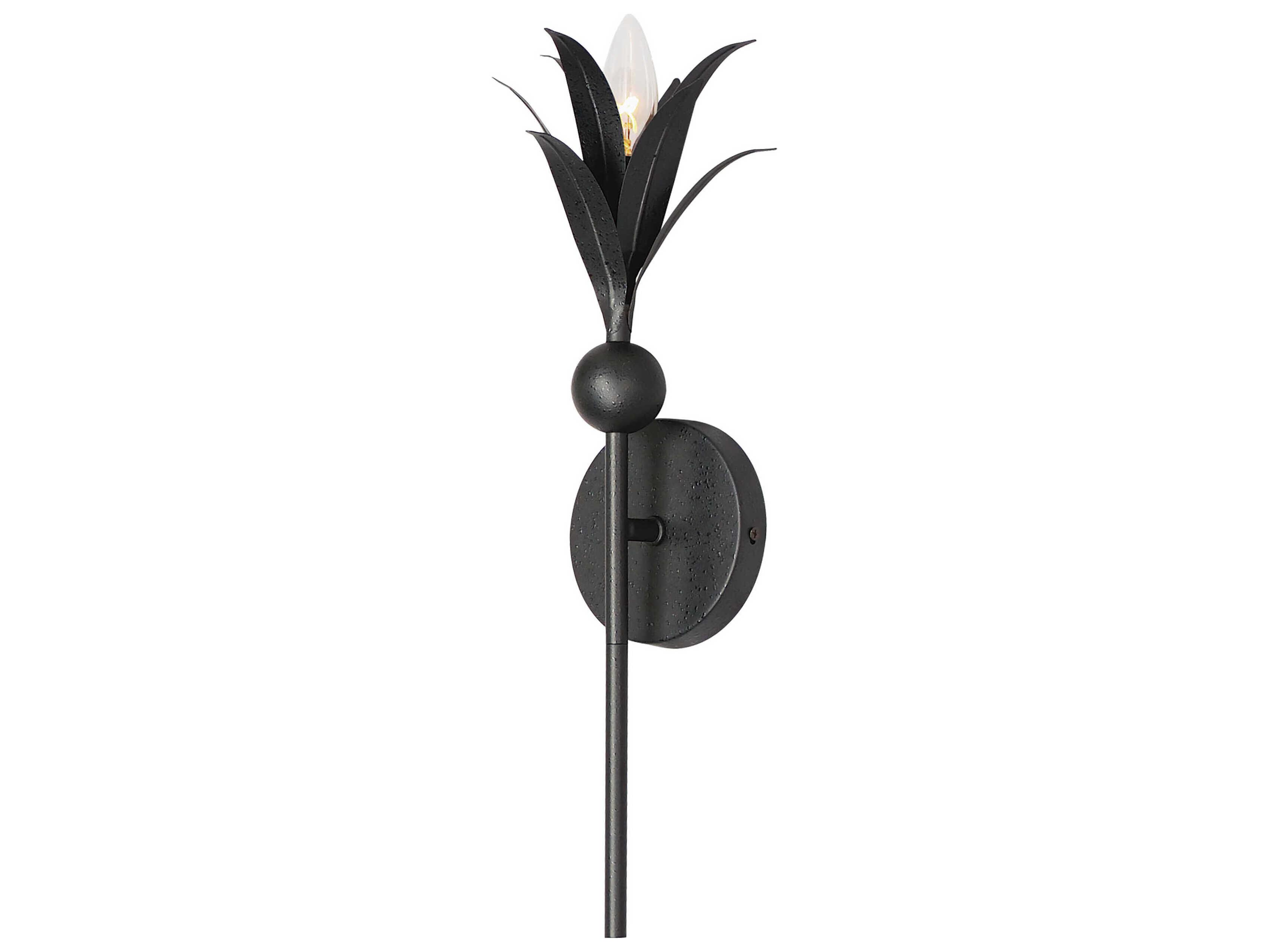 Maxim Lighting Paloma 1-Light Anthracite Black Wall Sconce