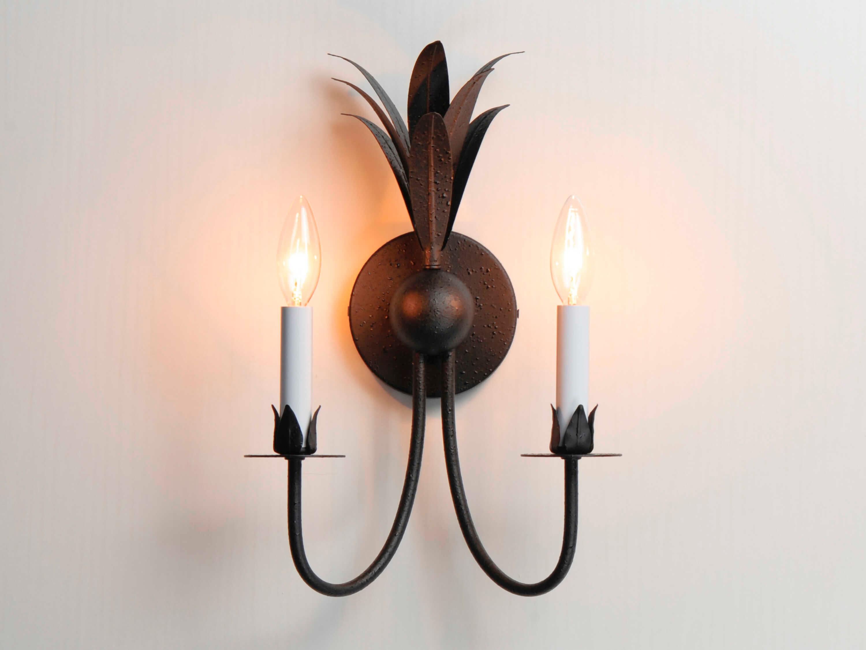 Maxim Lighting Paloma 2-Light Anthracite Black Wall Sconce