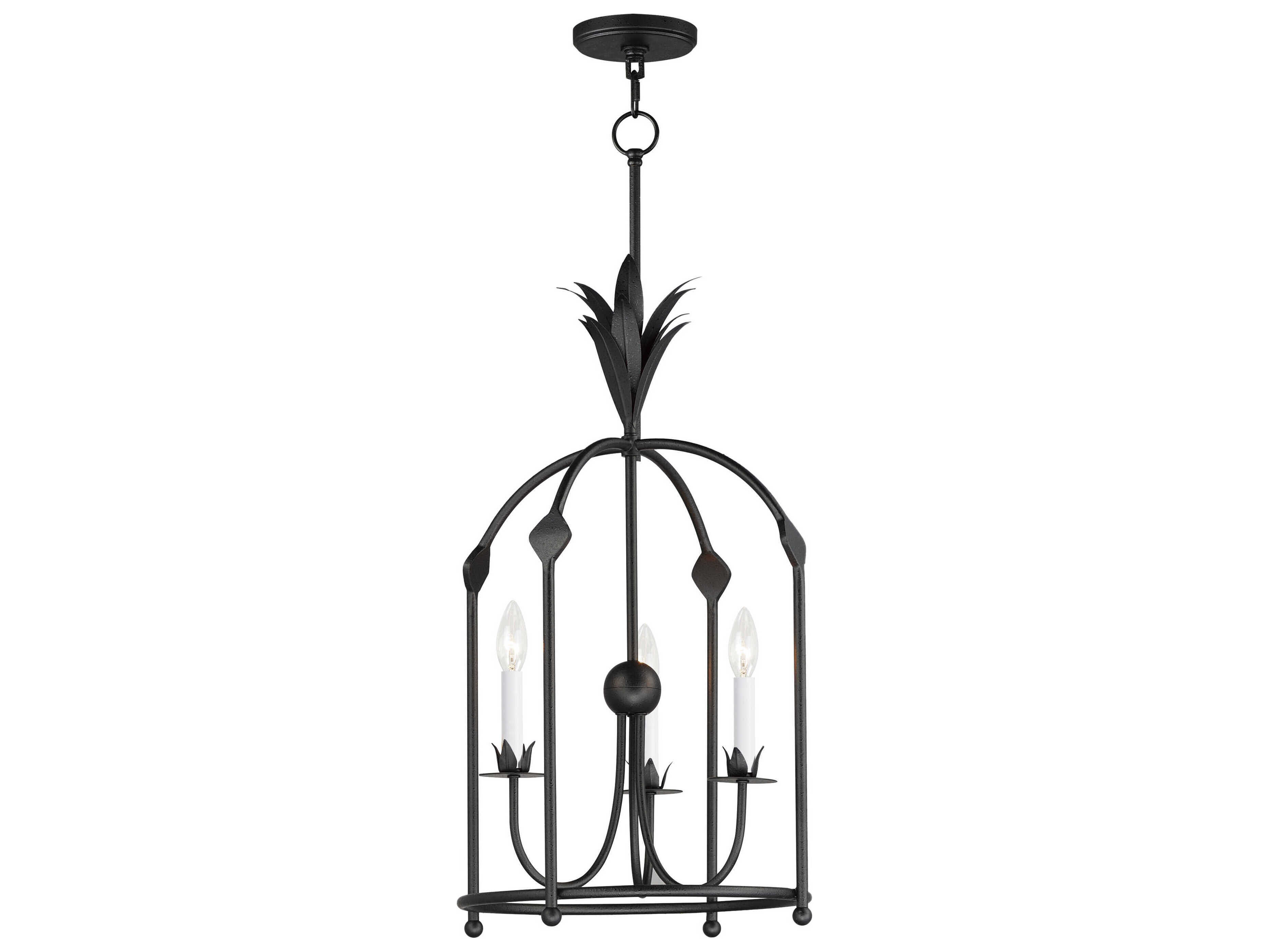 Maxim Lighting Paloma 3-Light Anthracite Black Pendant