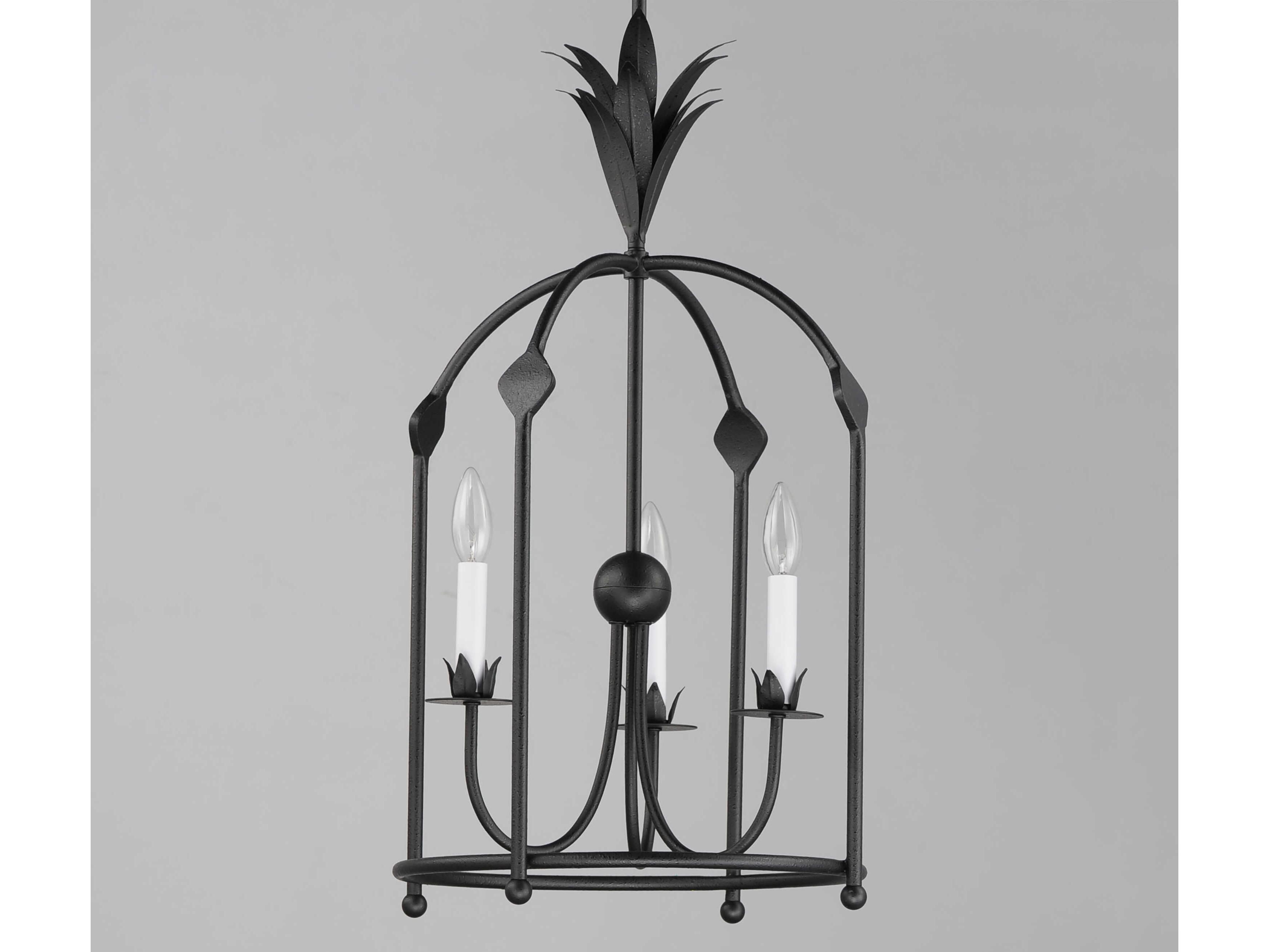Maxim Lighting Paloma 3-Light Anthracite Black Pendant