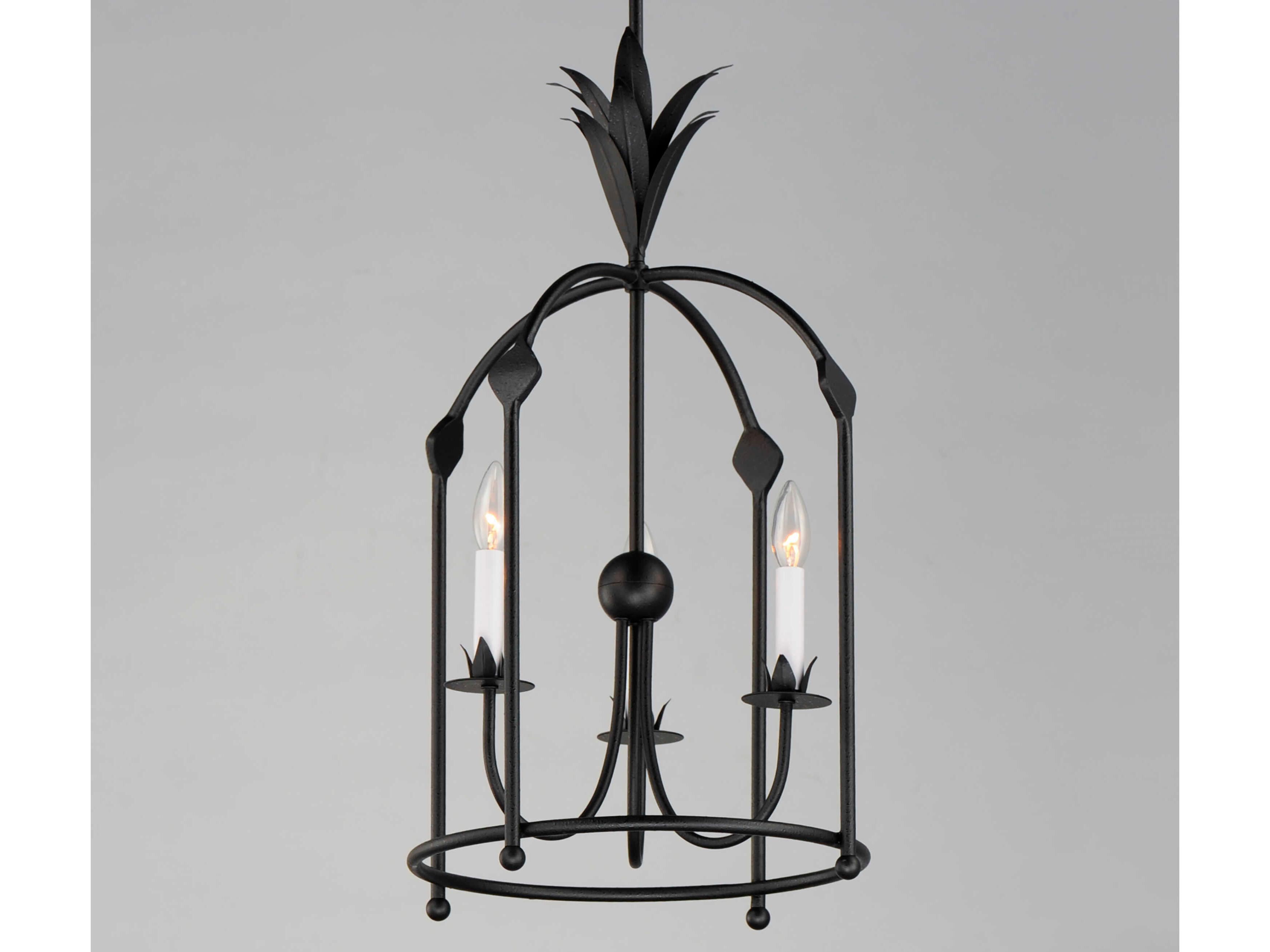Maxim Lighting Paloma 3-Light Anthracite Black Pendant