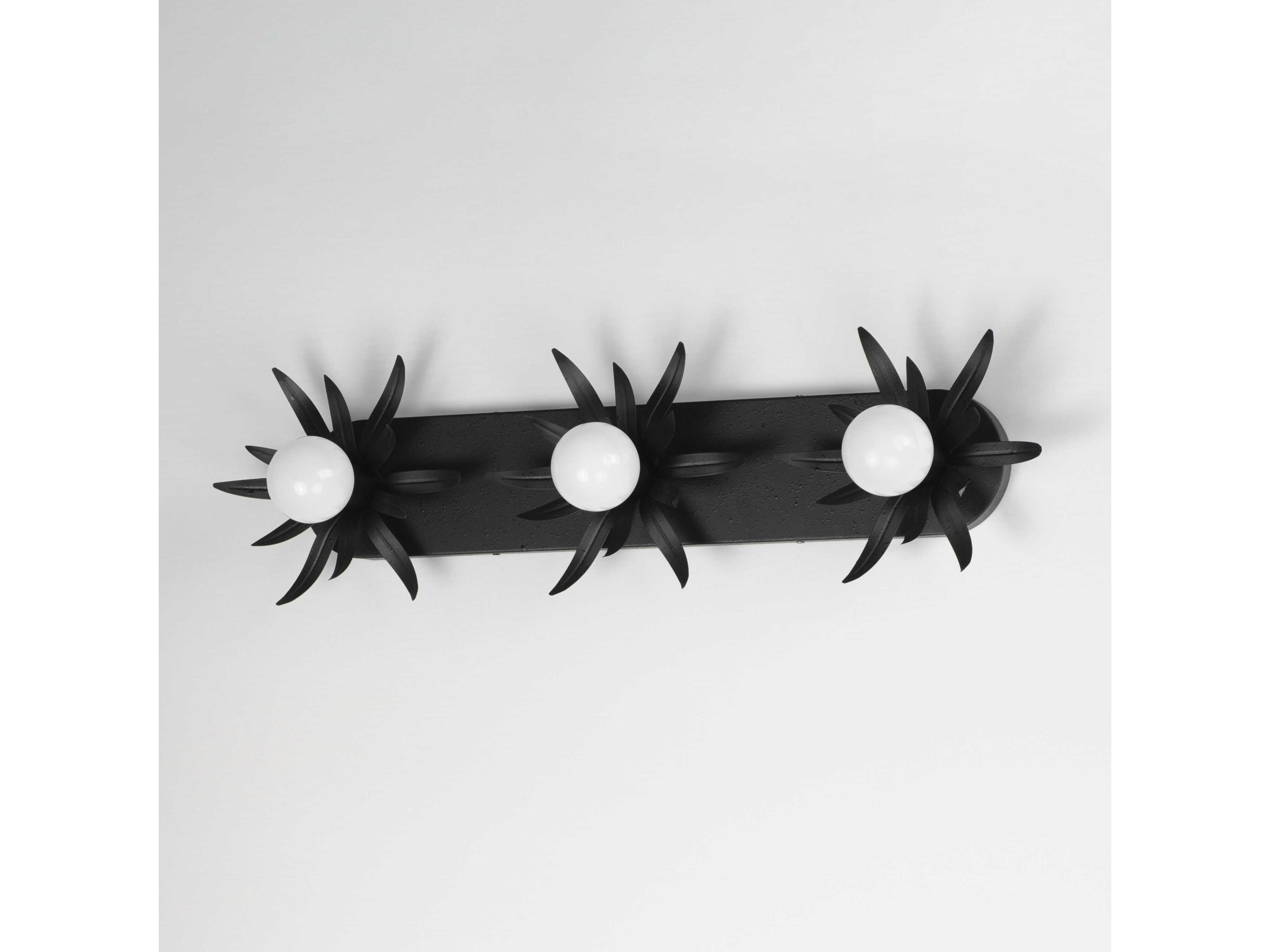 Maxim Lighting Paloma 3-Light Anthracite Black Vanity Light