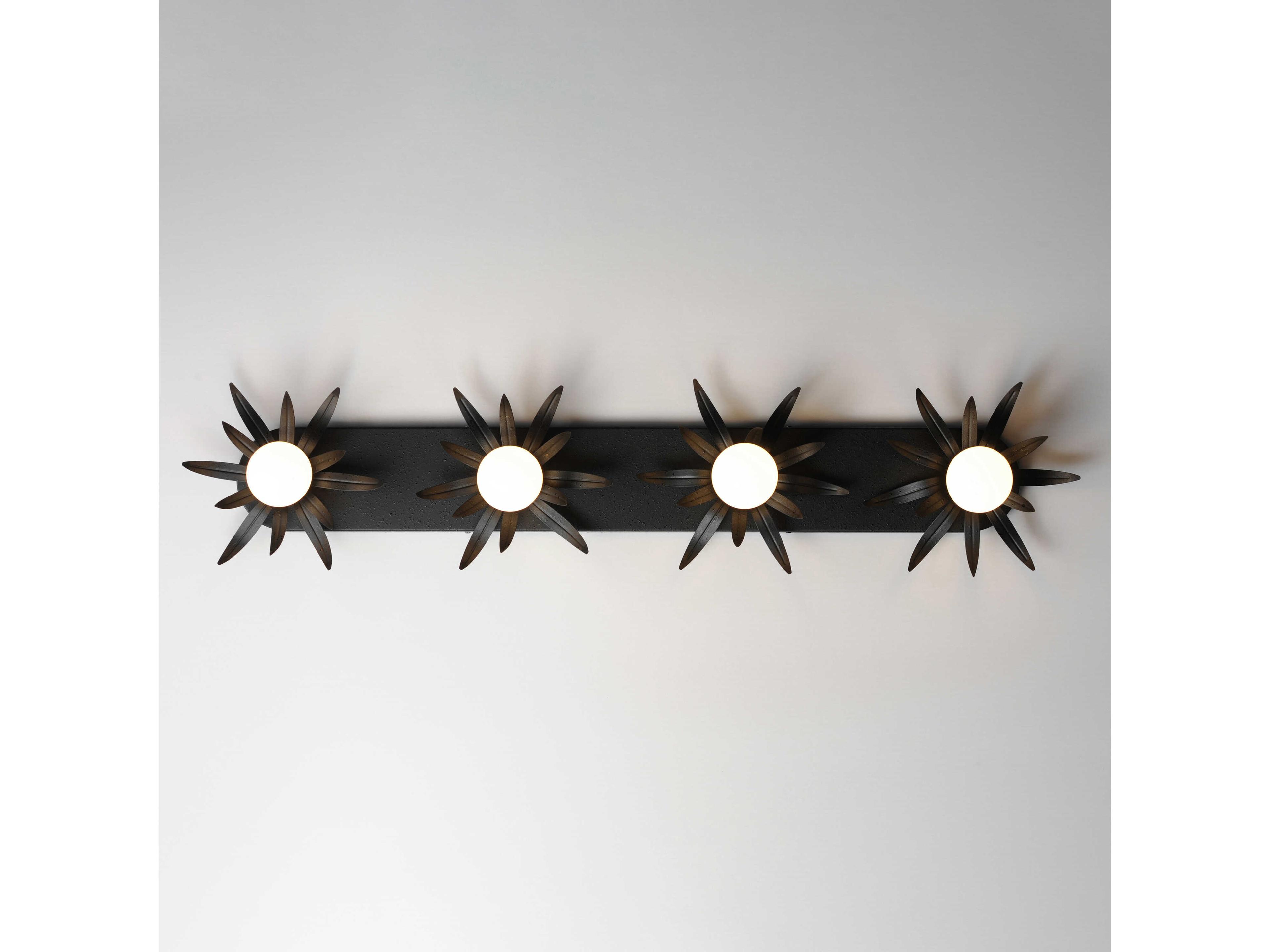 Maxim Lighting Paloma 4-Light Anthracite Black Vanity Light