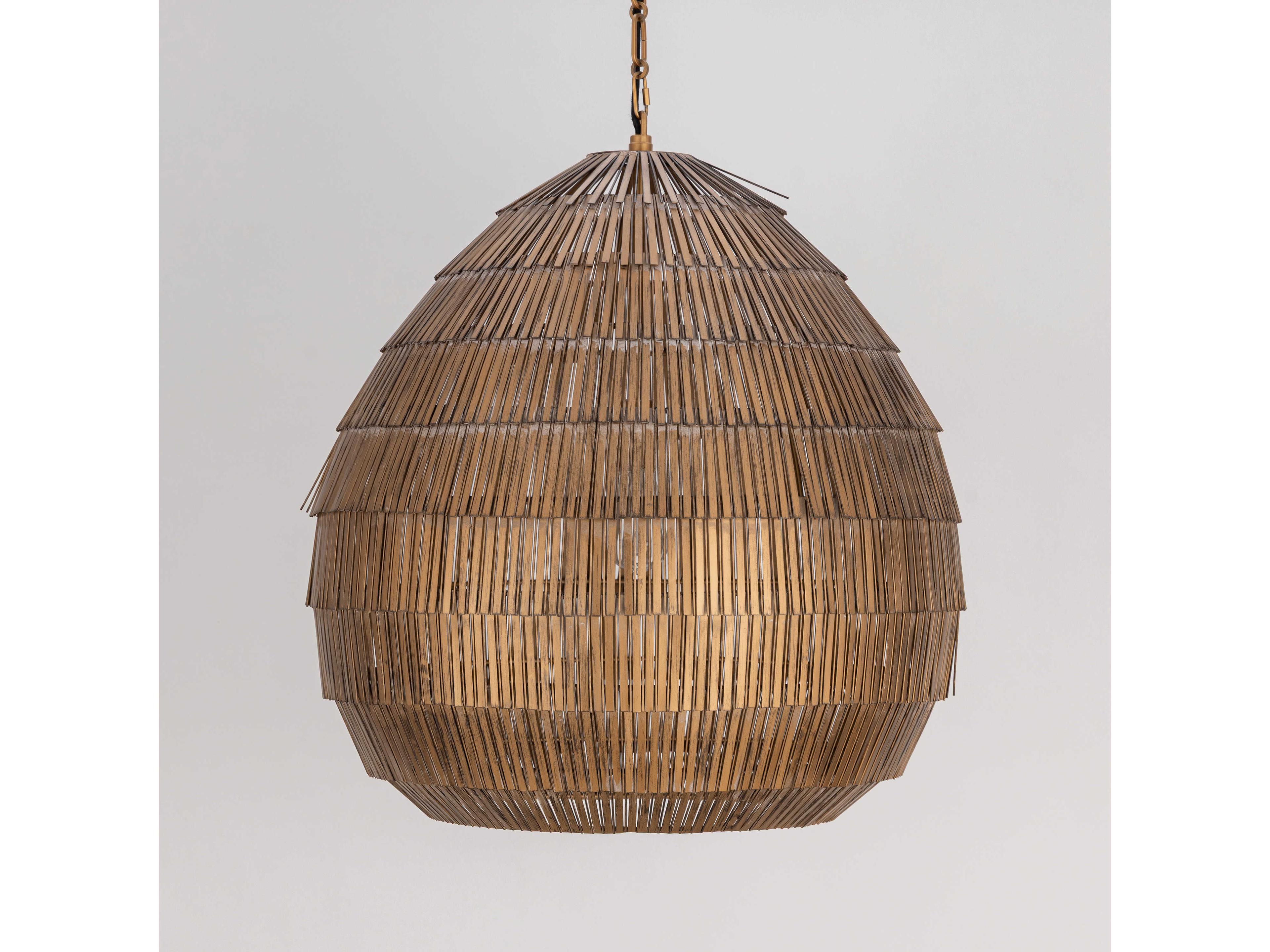 Maxim Lighting Gilda 1-Light Antique Brass Pendant