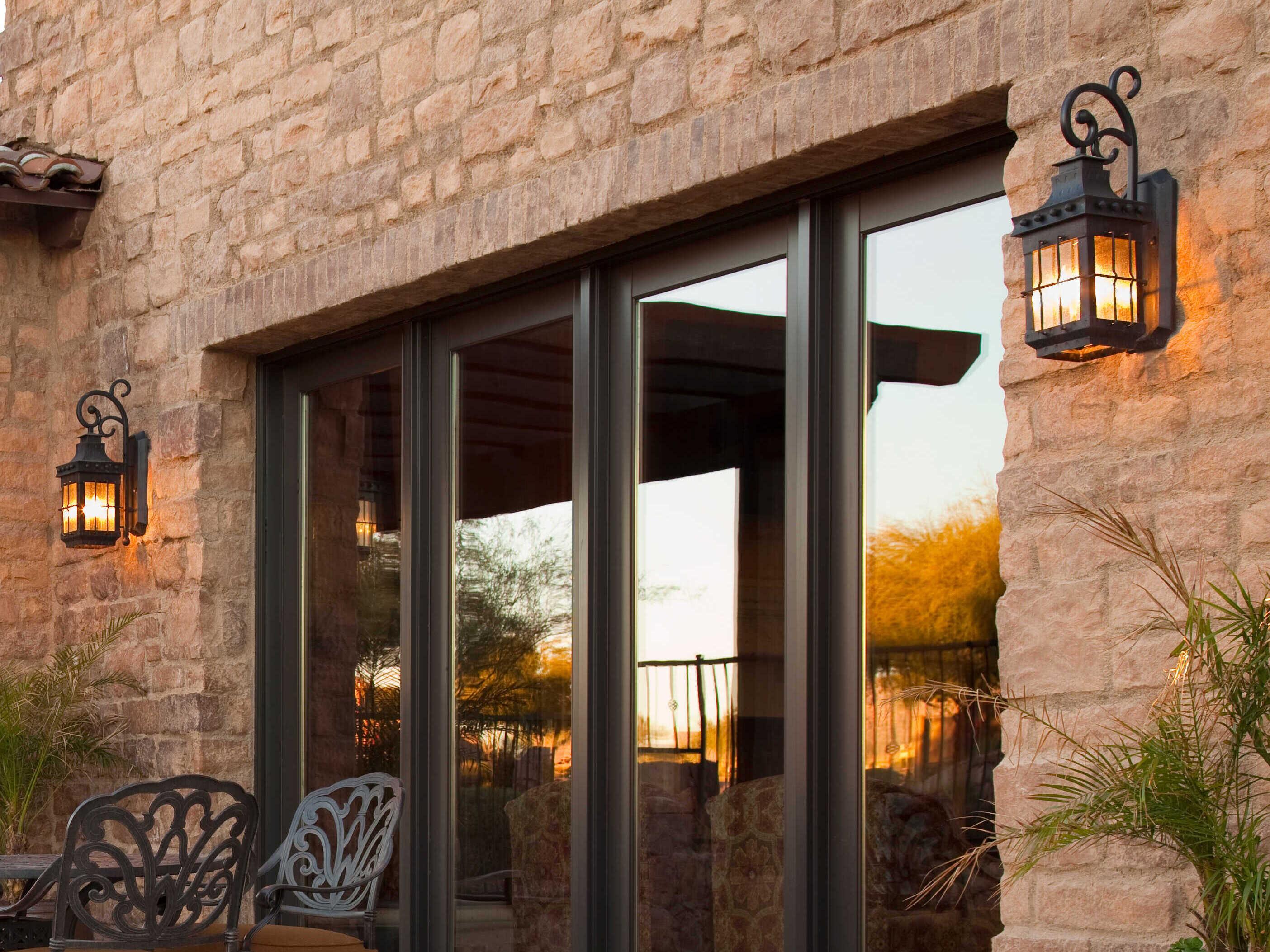 Maxim Lighting Nantucket & Seedy Glass Incandescent Outdoor Wall Light