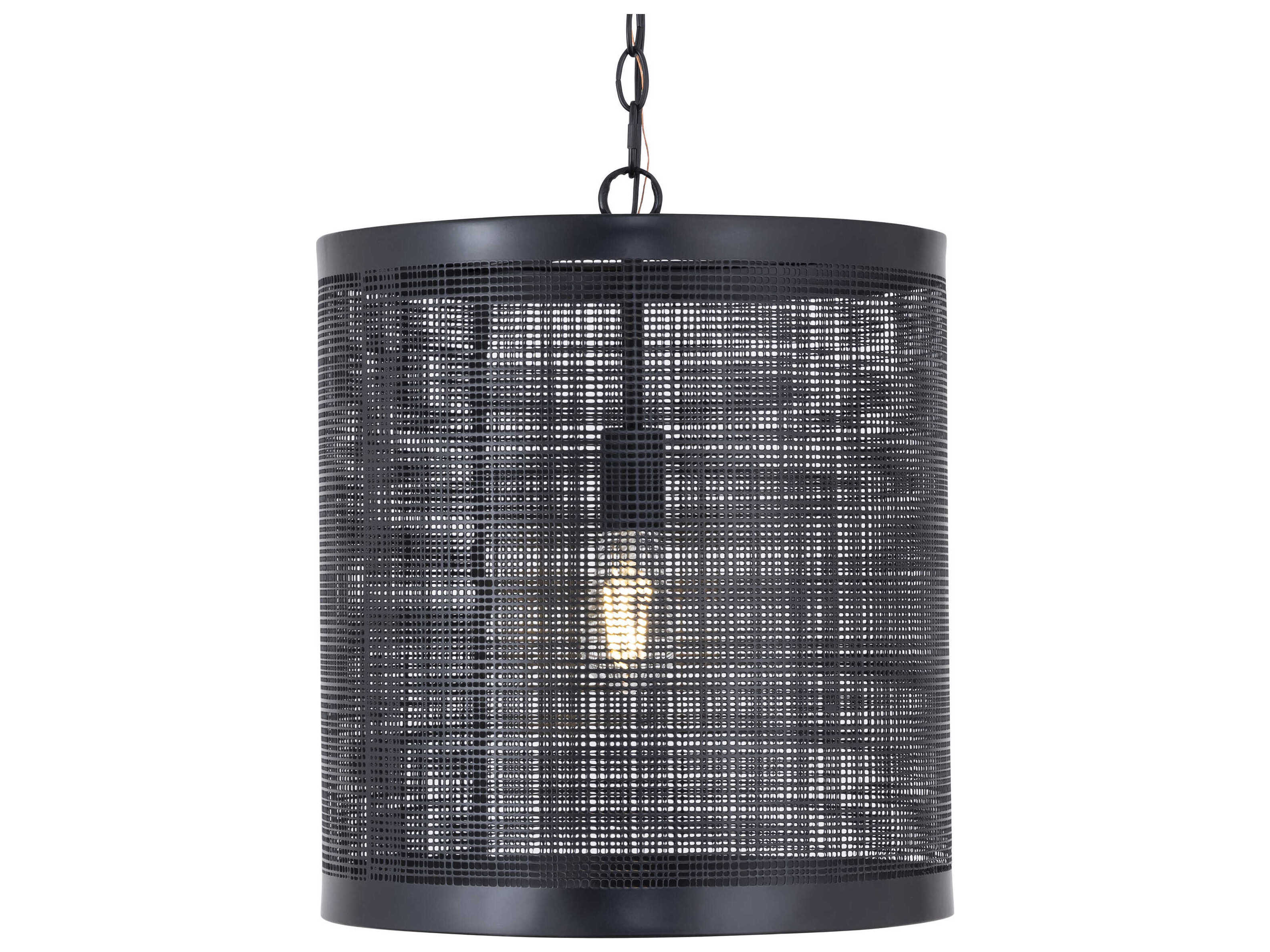 Maxim Lighting Hatcher 1-Light Black Pendant