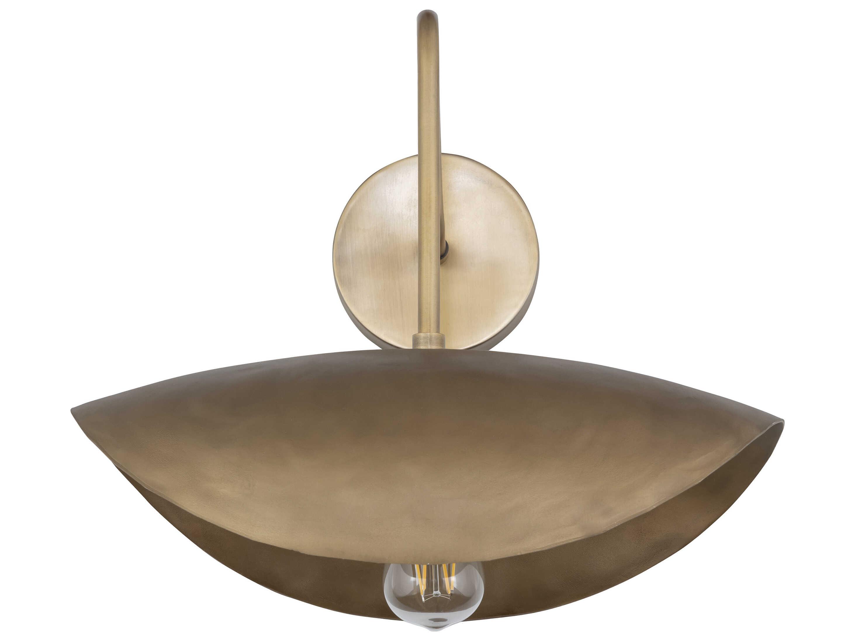 Maxim Lighting Denarii 1-Light Natural Gold Wall Sconce