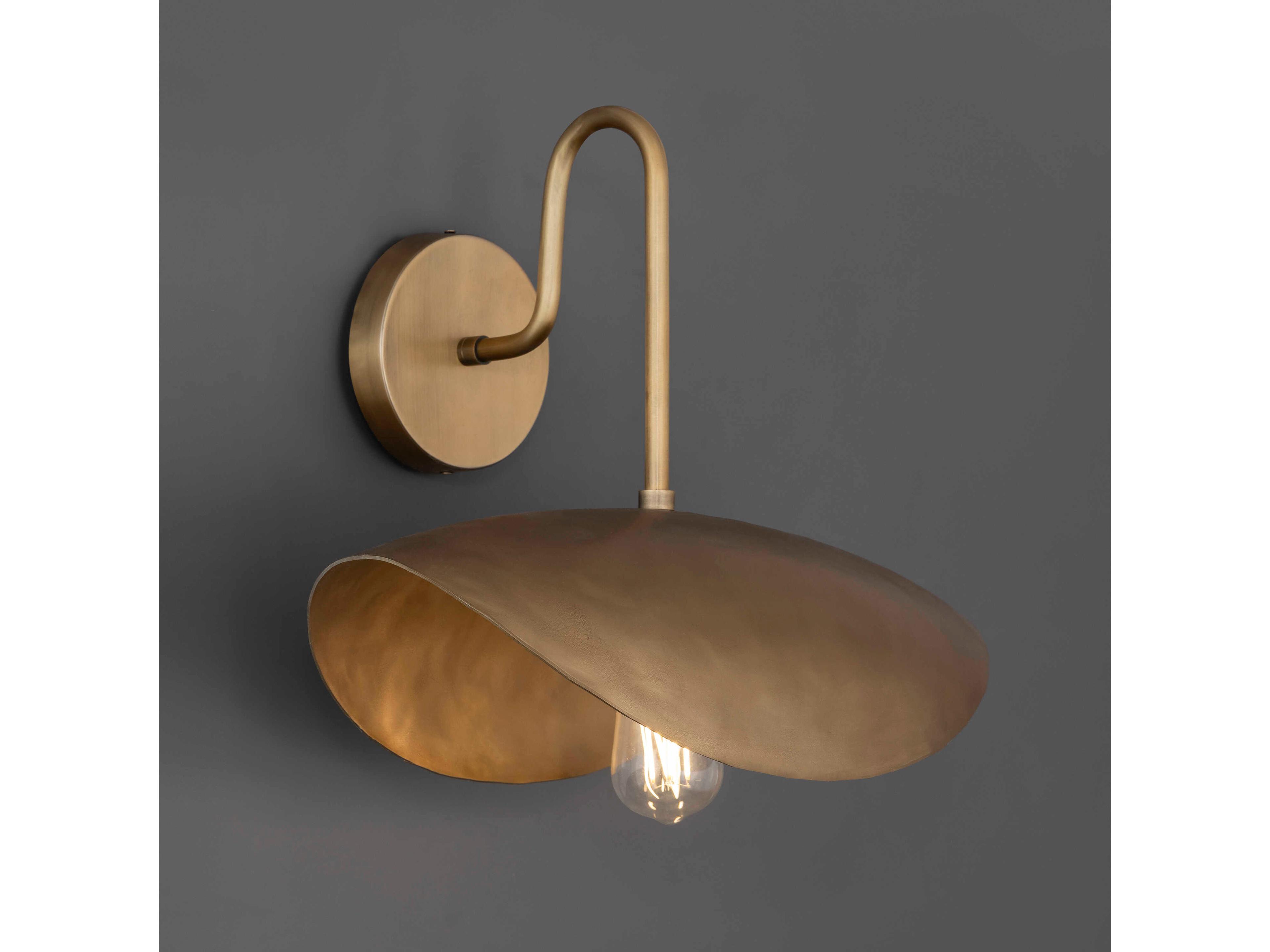 Maxim Lighting Denarii 1-Light Natural Gold Wall Sconce