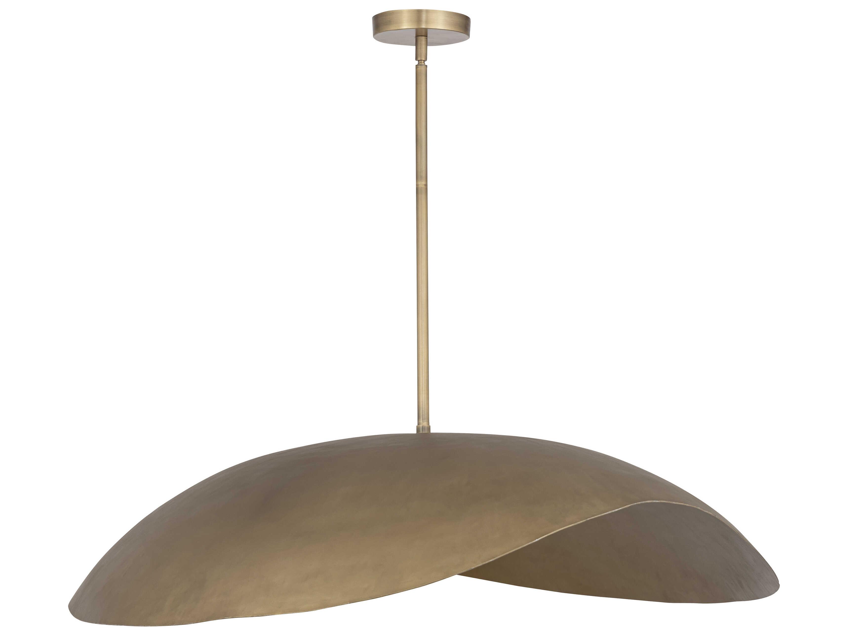 Maxim Lighting Denarii 4-Light Natural Gold Dome Pendant