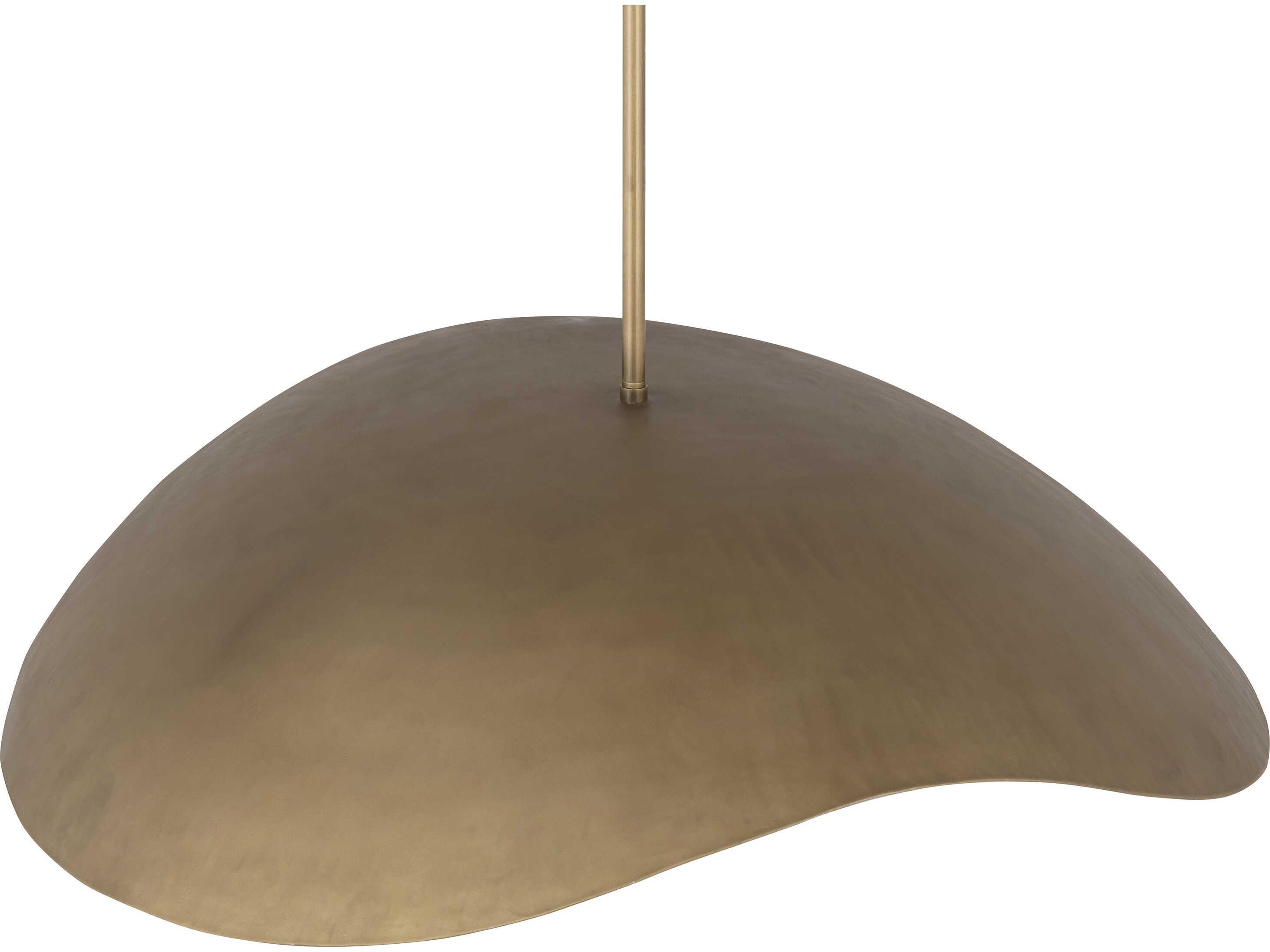 Maxim Lighting Denarii 4-Light Natural Gold Dome Pendant