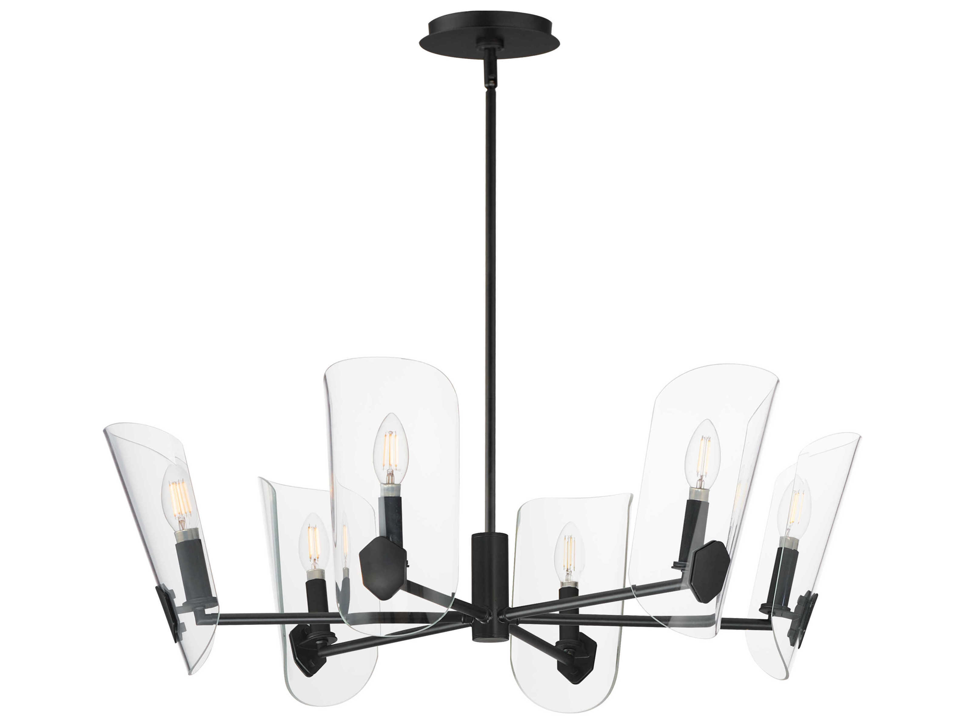 Maxim Lighting Armory 6-Light Black Chandelier