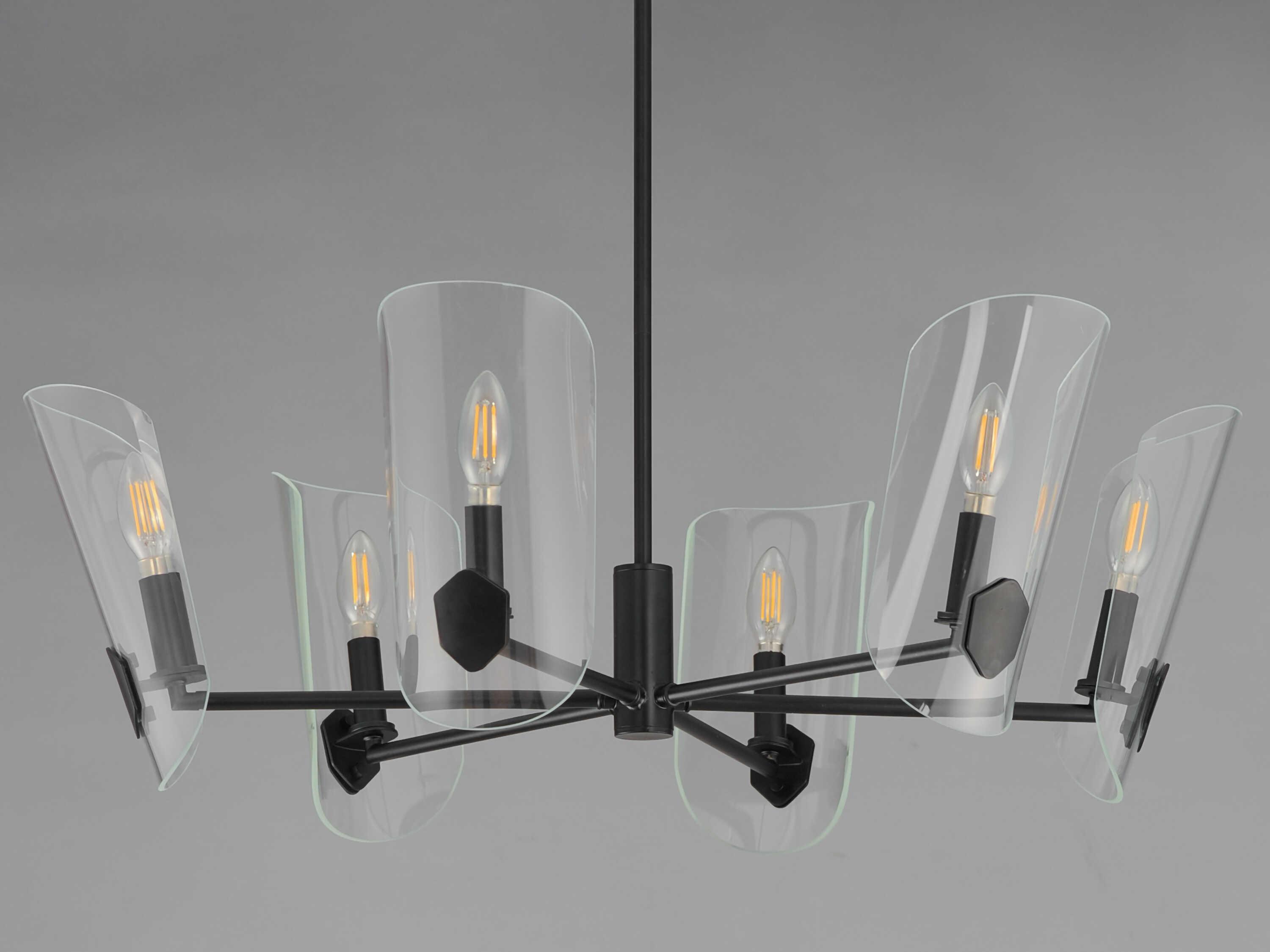 Maxim Lighting Armory 6-Light Black Chandelier