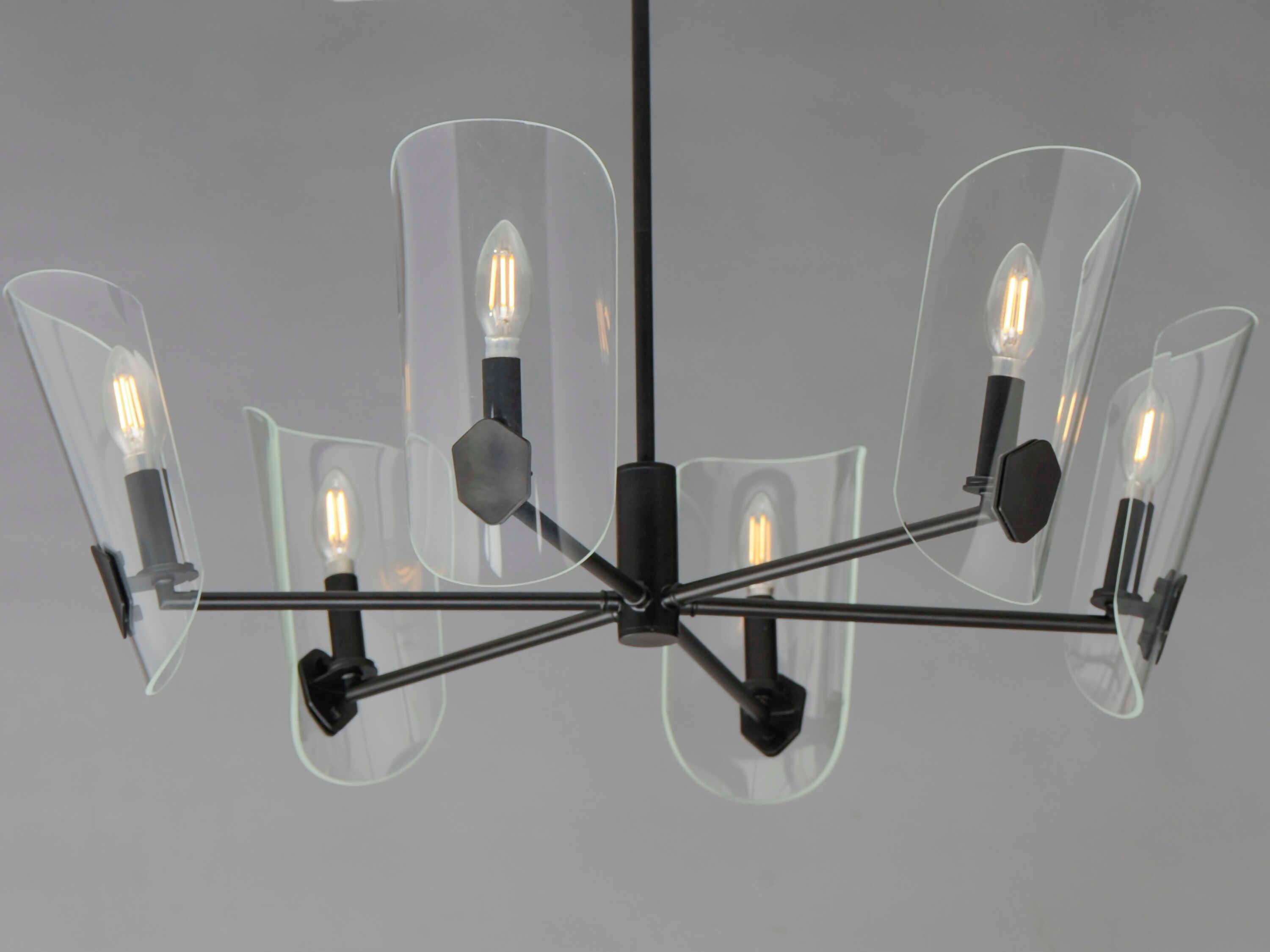 Maxim Lighting Armory 6-Light Black Chandelier