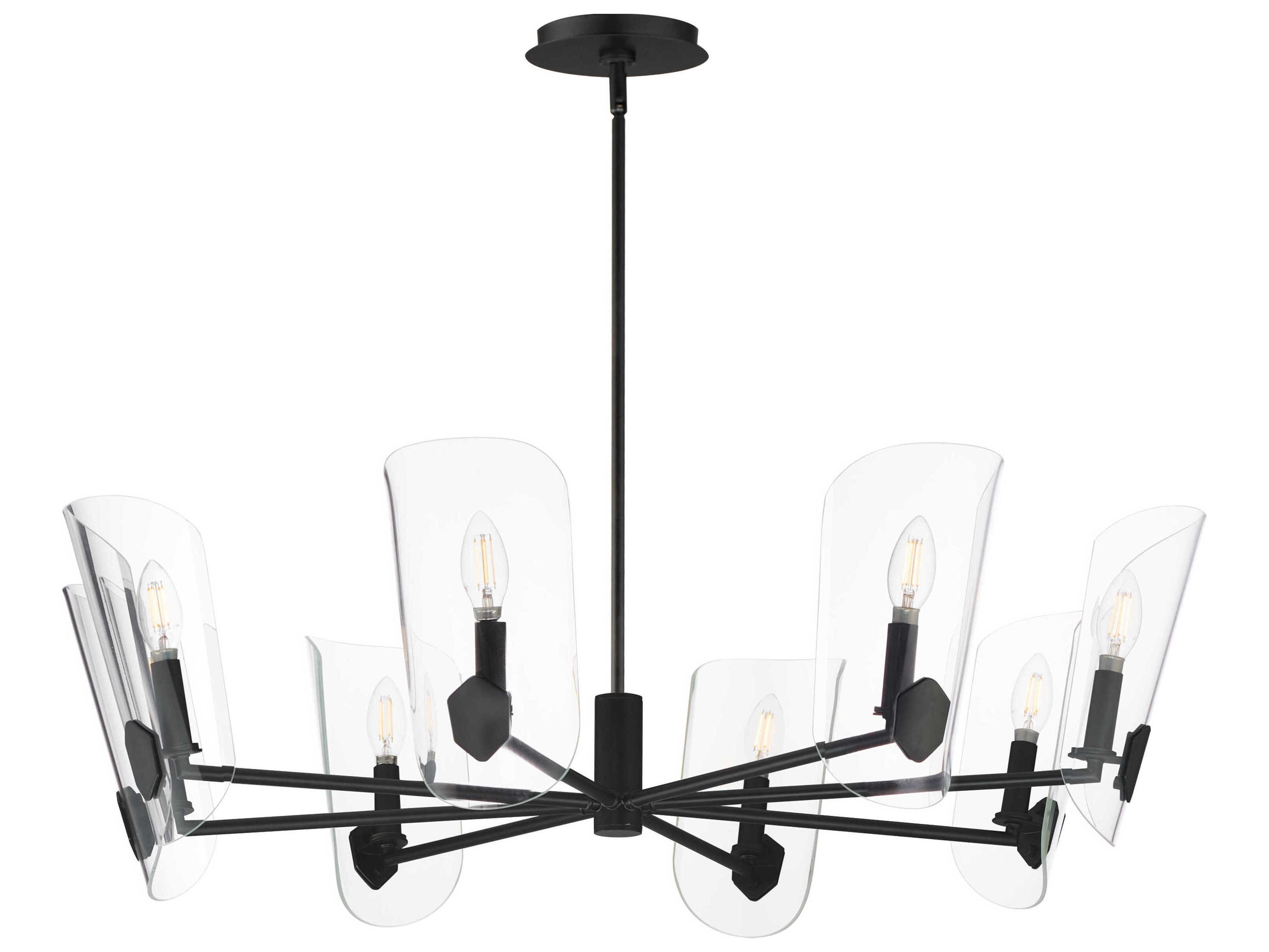 Maxim Lighting Armory 8-Light Black Chandelier