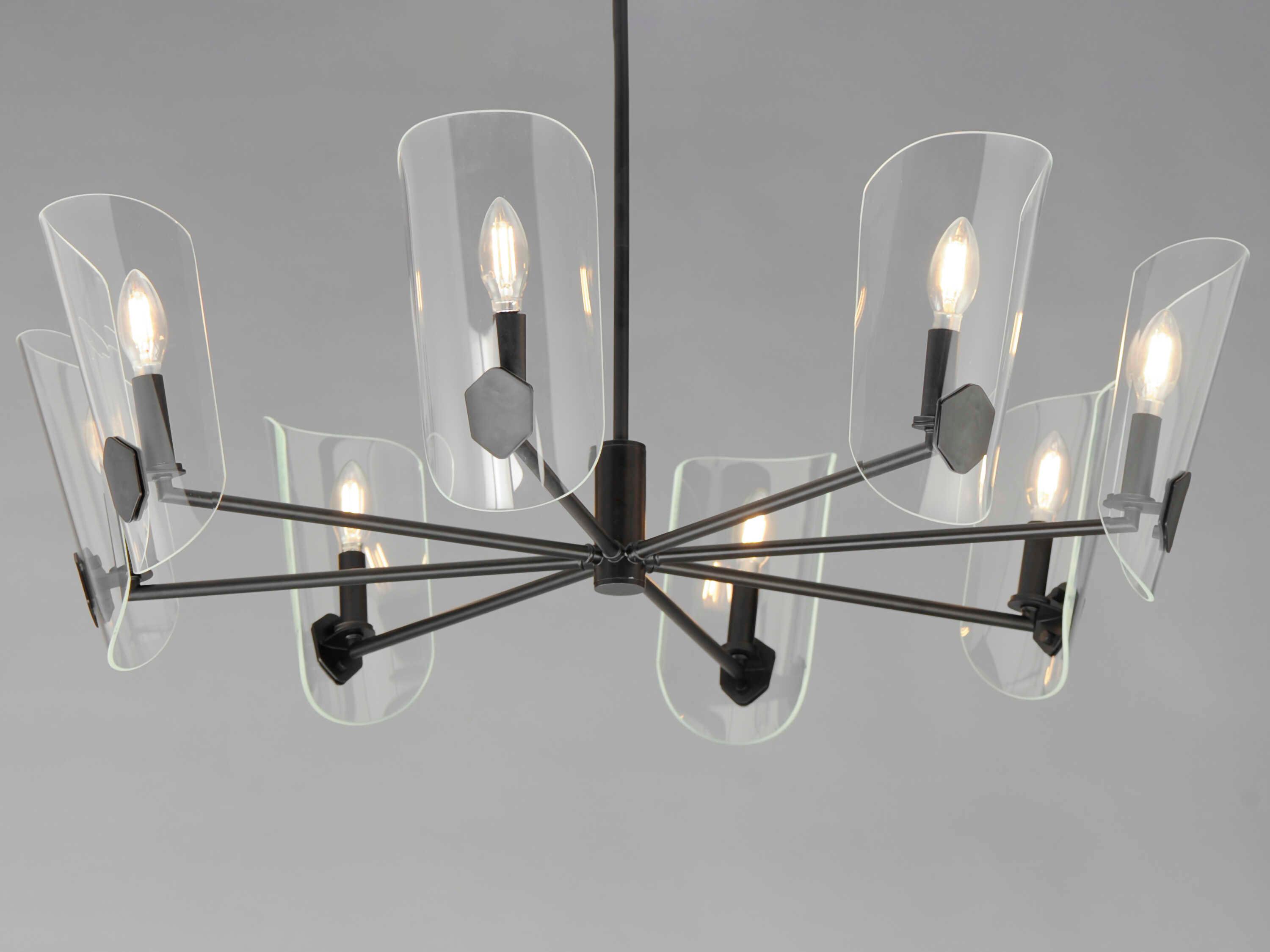 Maxim Lighting Armory 8-Light Black Chandelier