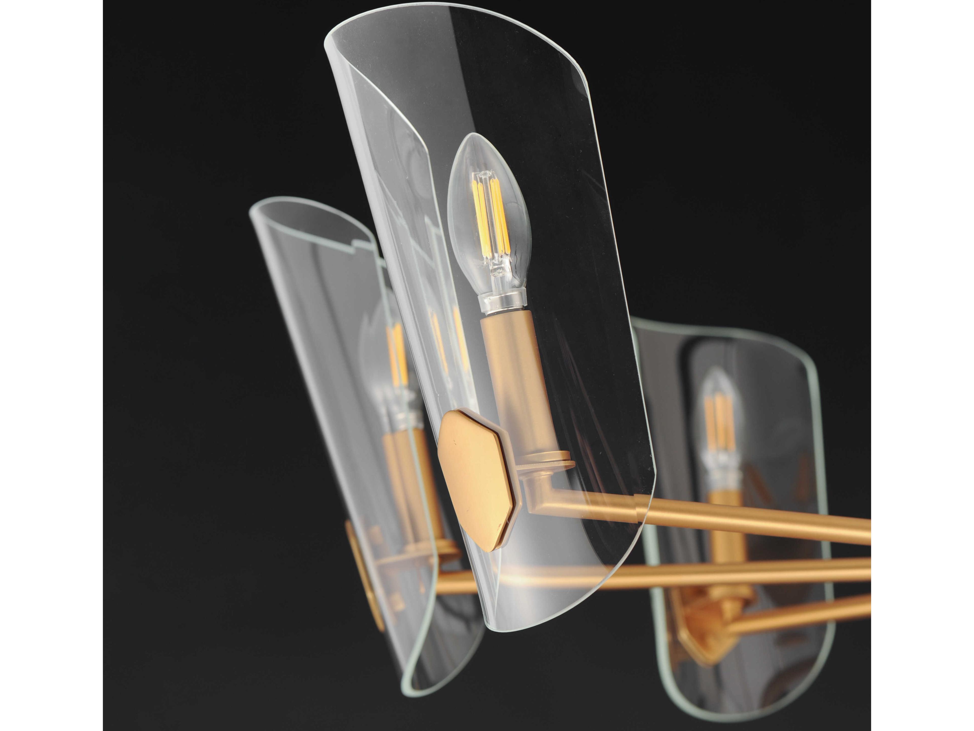 Maxim Lighting Armory 8-Light Natural Aged Brass Chandelier