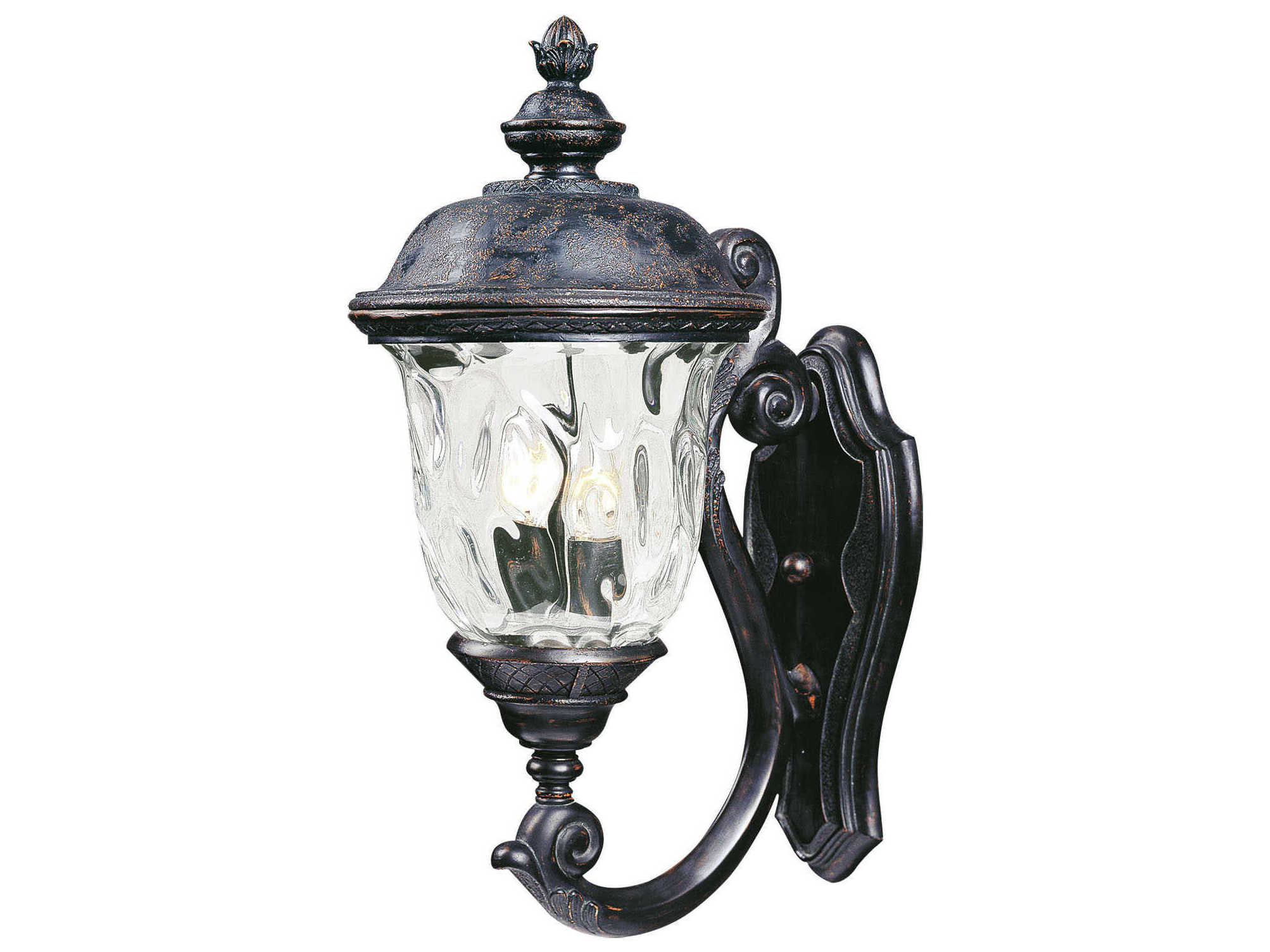 Maxim Lighting Carriage House DC & Water Glass Incandescent Outdoor Wall Light