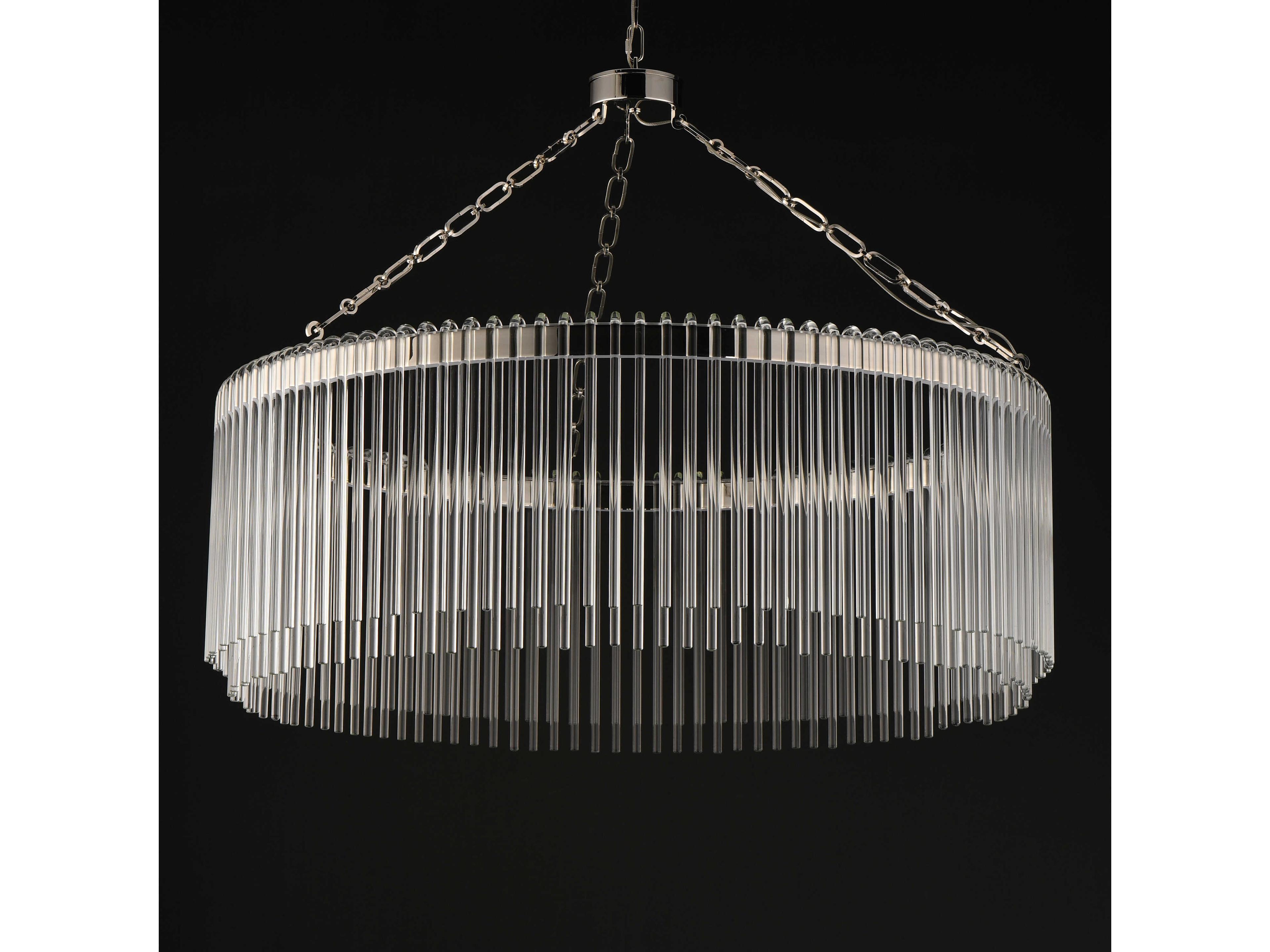 Maxim Lighting Jolie 1-Light Polished Nickel Drum Pendant