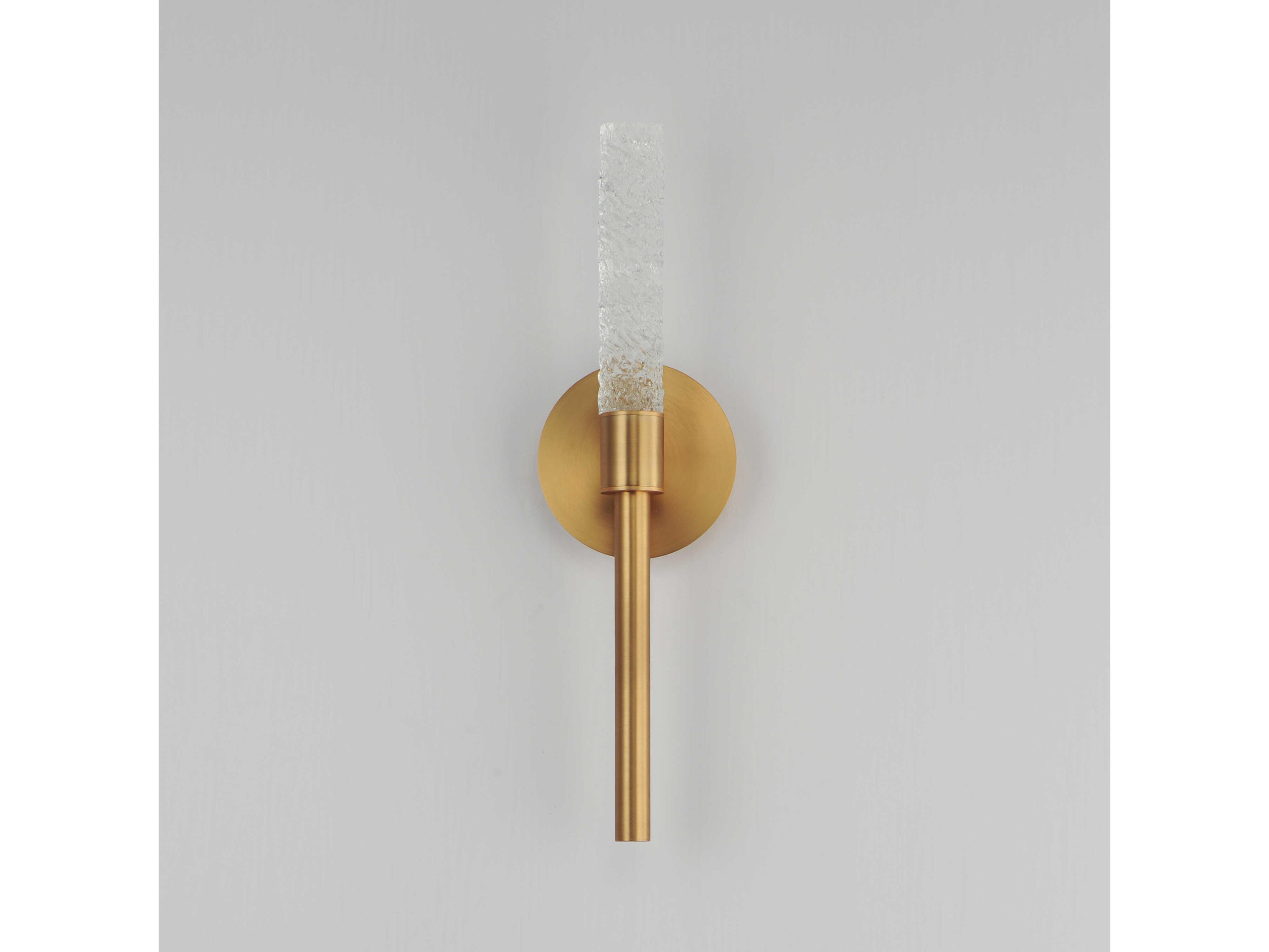 Maxim Lighting Duchess 1-Light Natural Aged Brass Wall Sconce