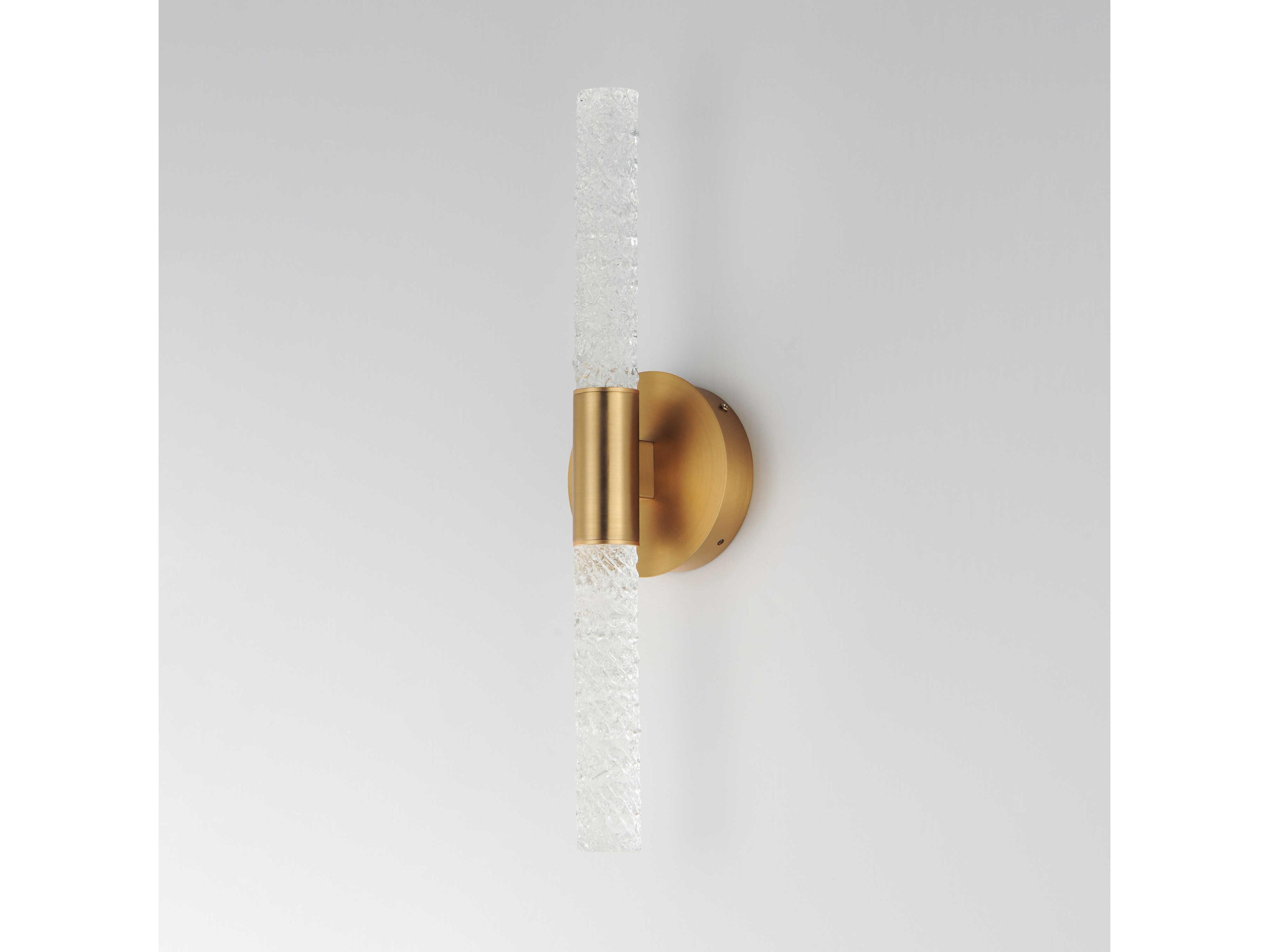 Maxim Lighting Duchess 2-Light Natural Aged Brass Wall Sconce