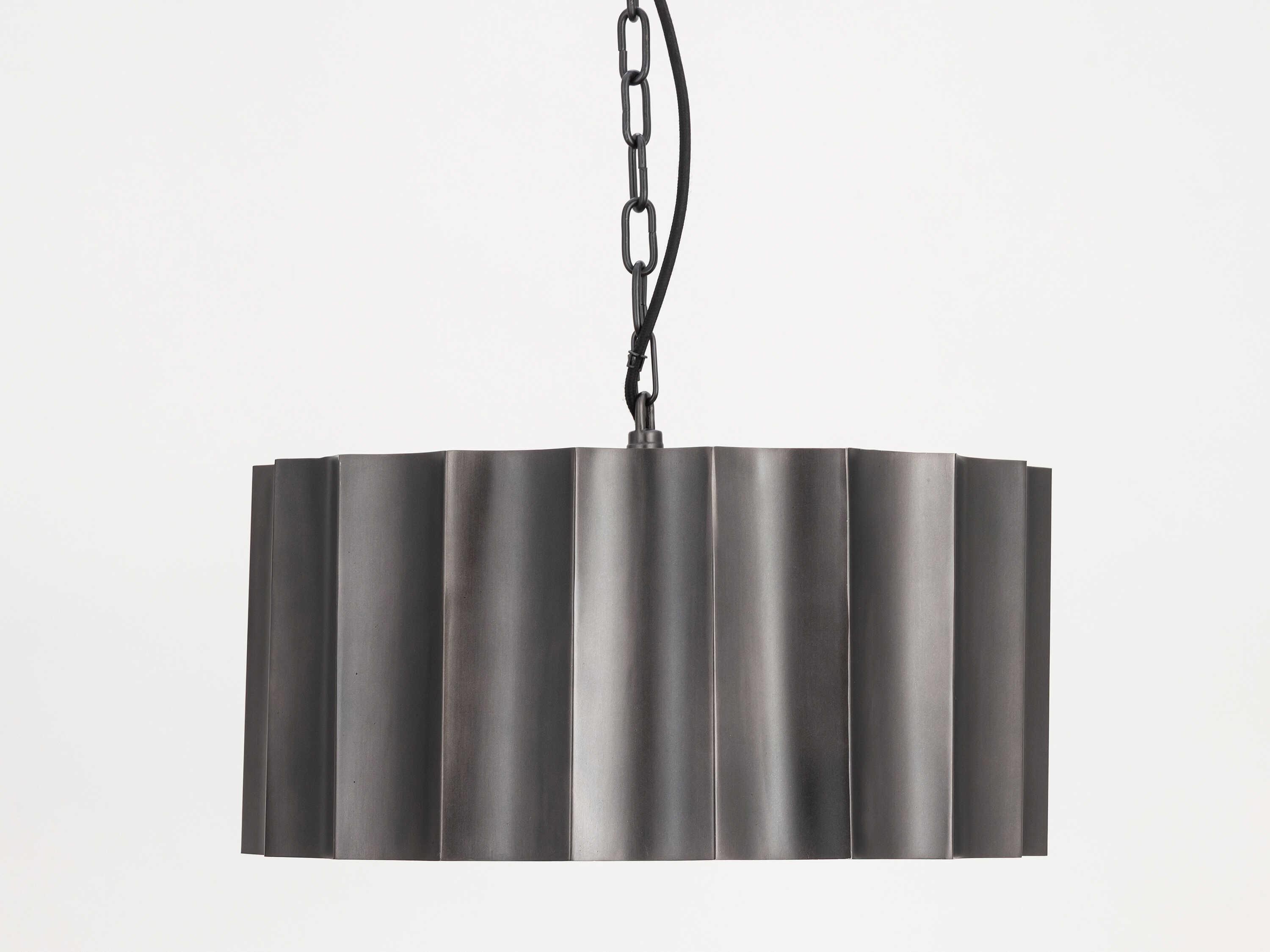 Maxim Lighting Allegra 1-Light Gunmetal Gold Geometric Pendant