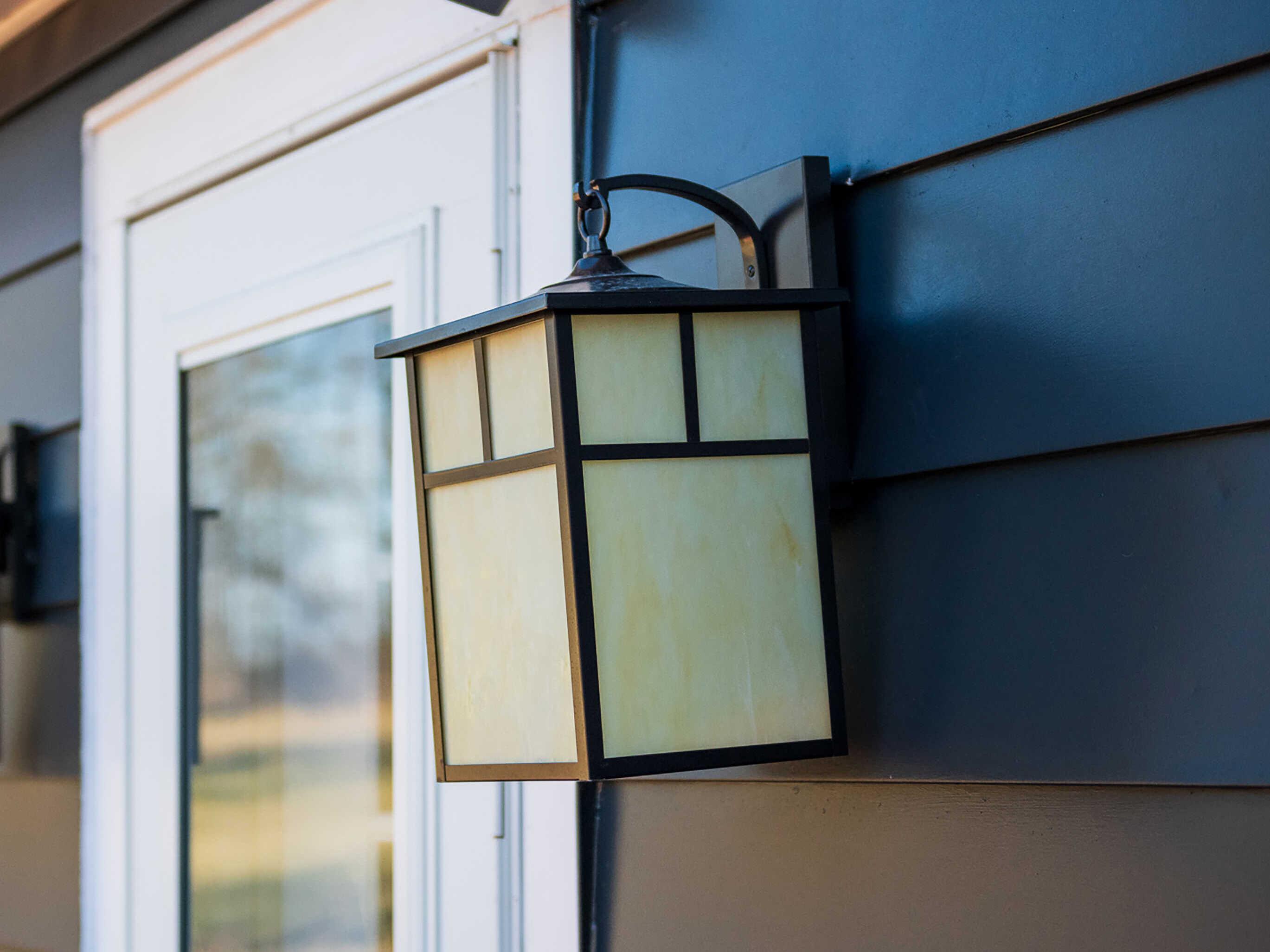 Maxim Lighting Coldwater Outdoor & Honey Glass Incandescent Wall Light