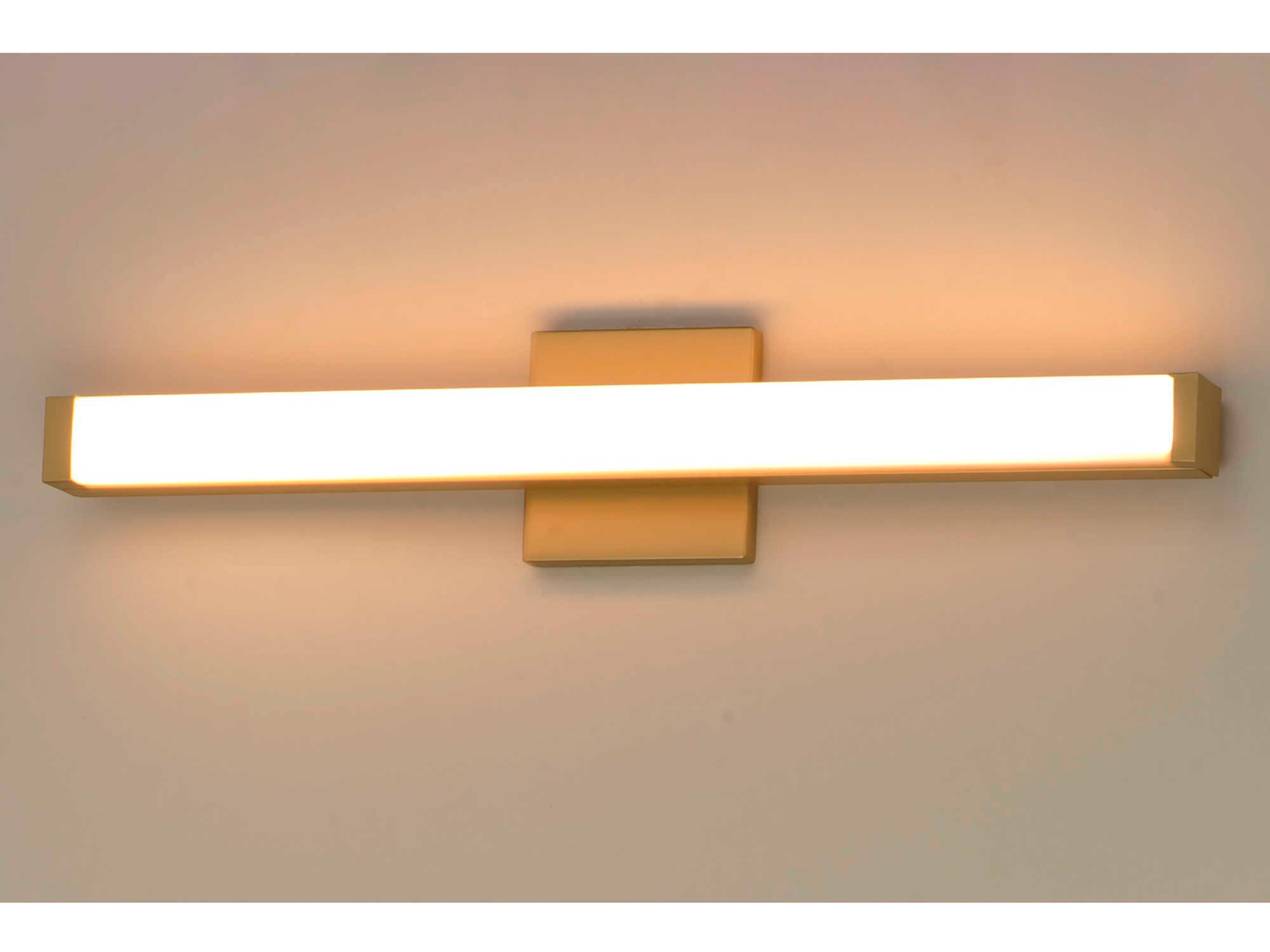 Maxim Lighting Spec 1-Light Gold LED Vanity Light