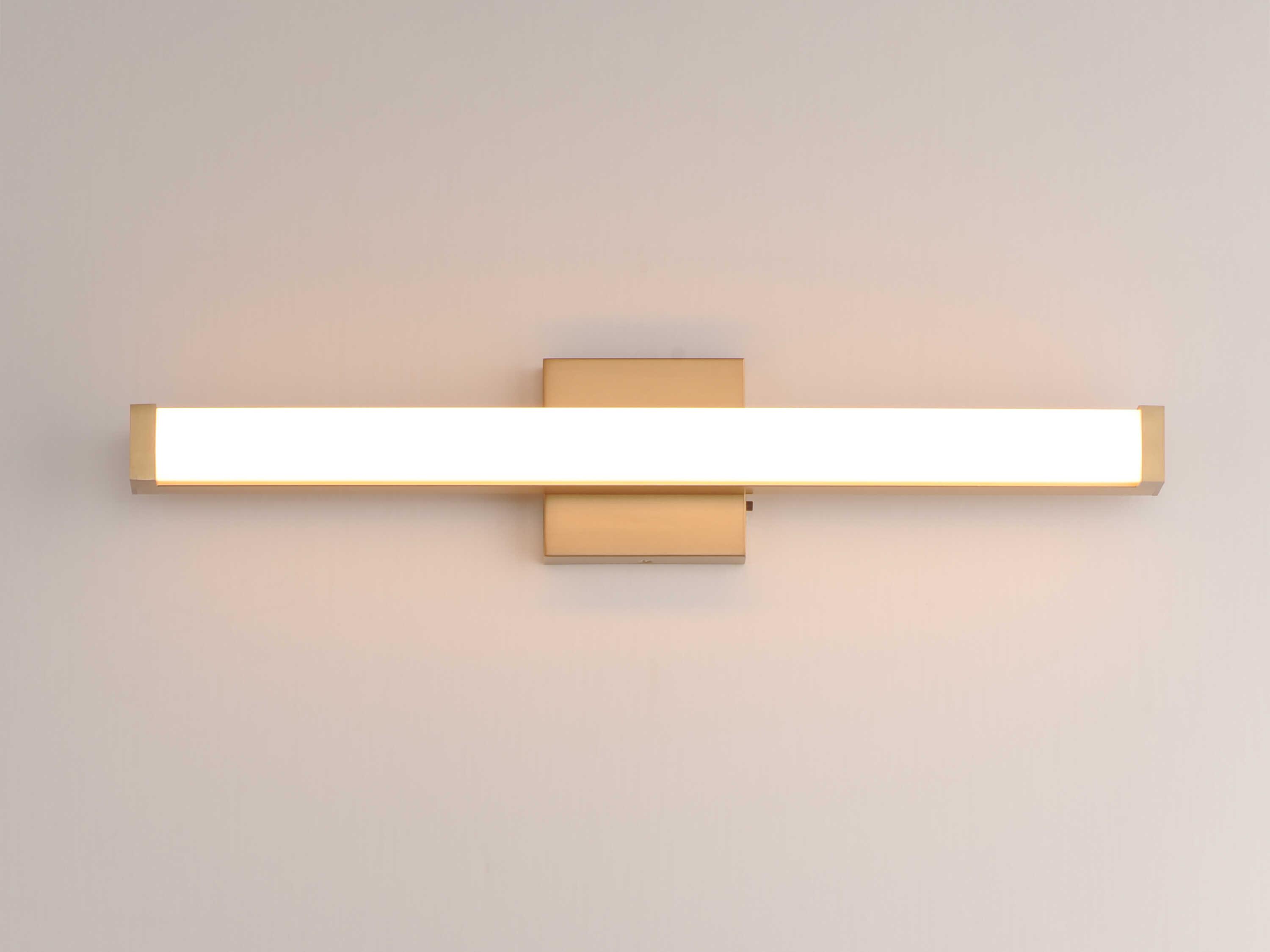 Maxim Lighting Spec 1-Light Natural Aged Brass Vanity Light