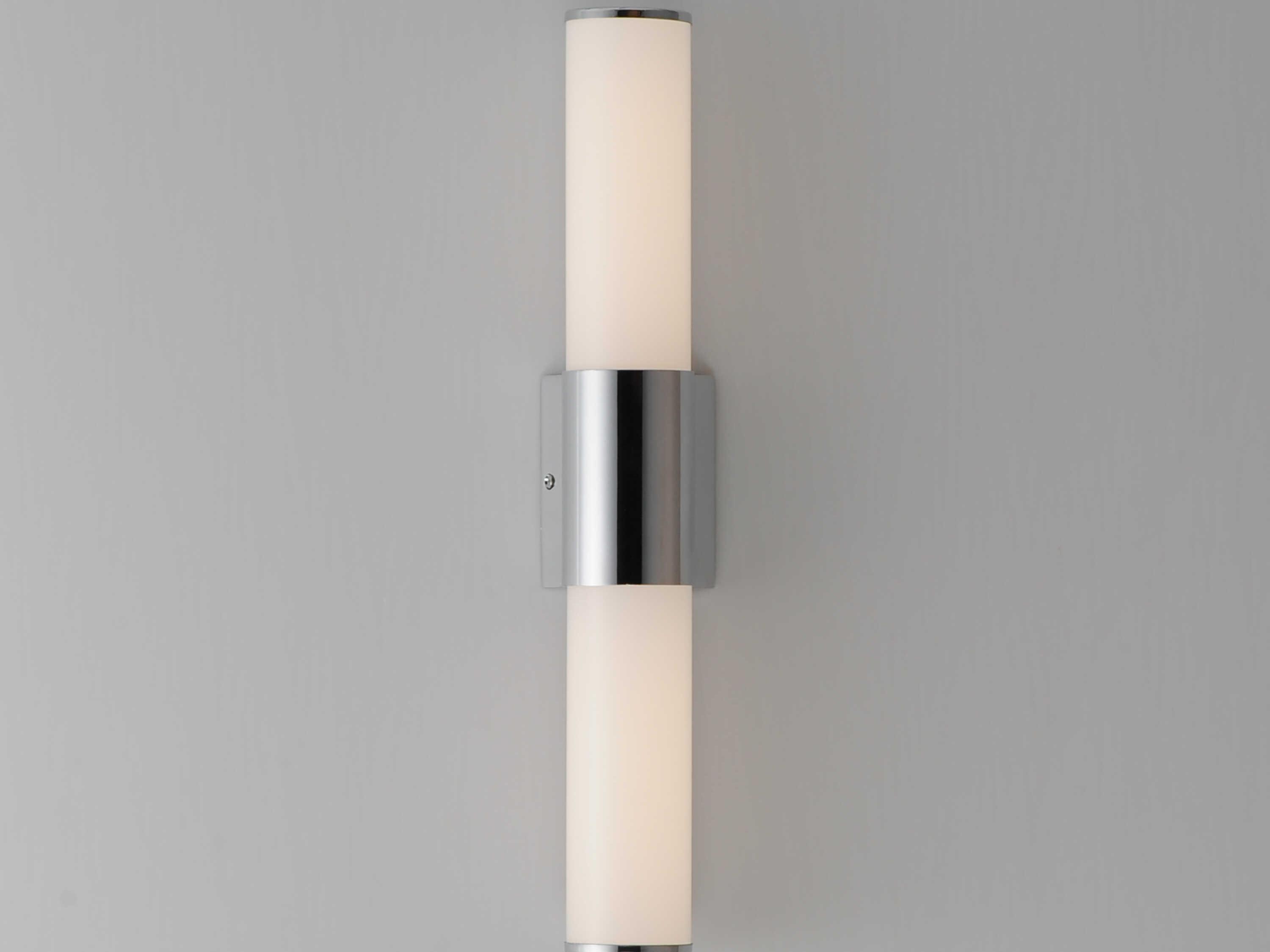 Maxim Lighting Tubo 1-Light Polished Chrome Vanity Light