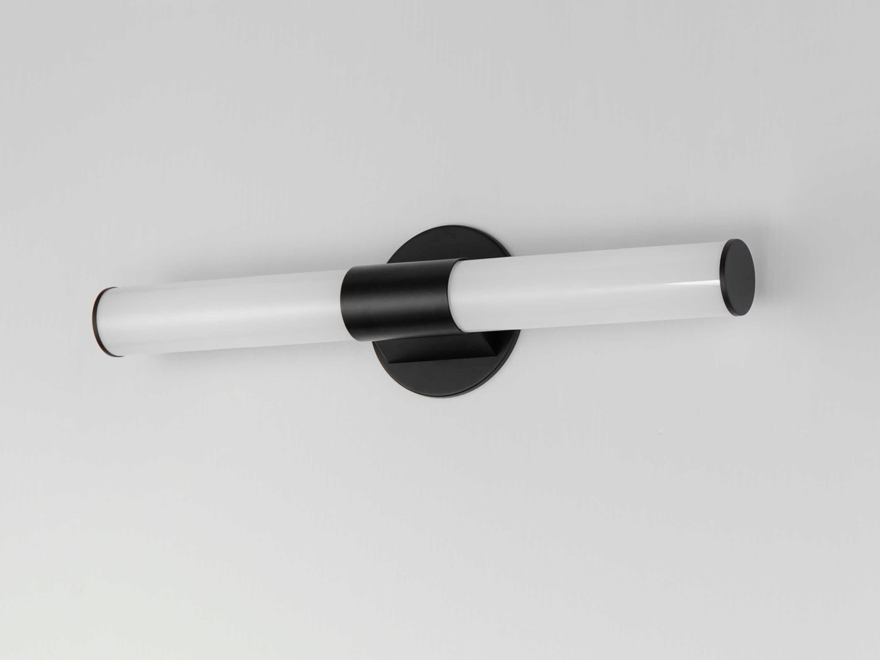 Maxim Lighting Tubo 1-Light Black Vanity Light